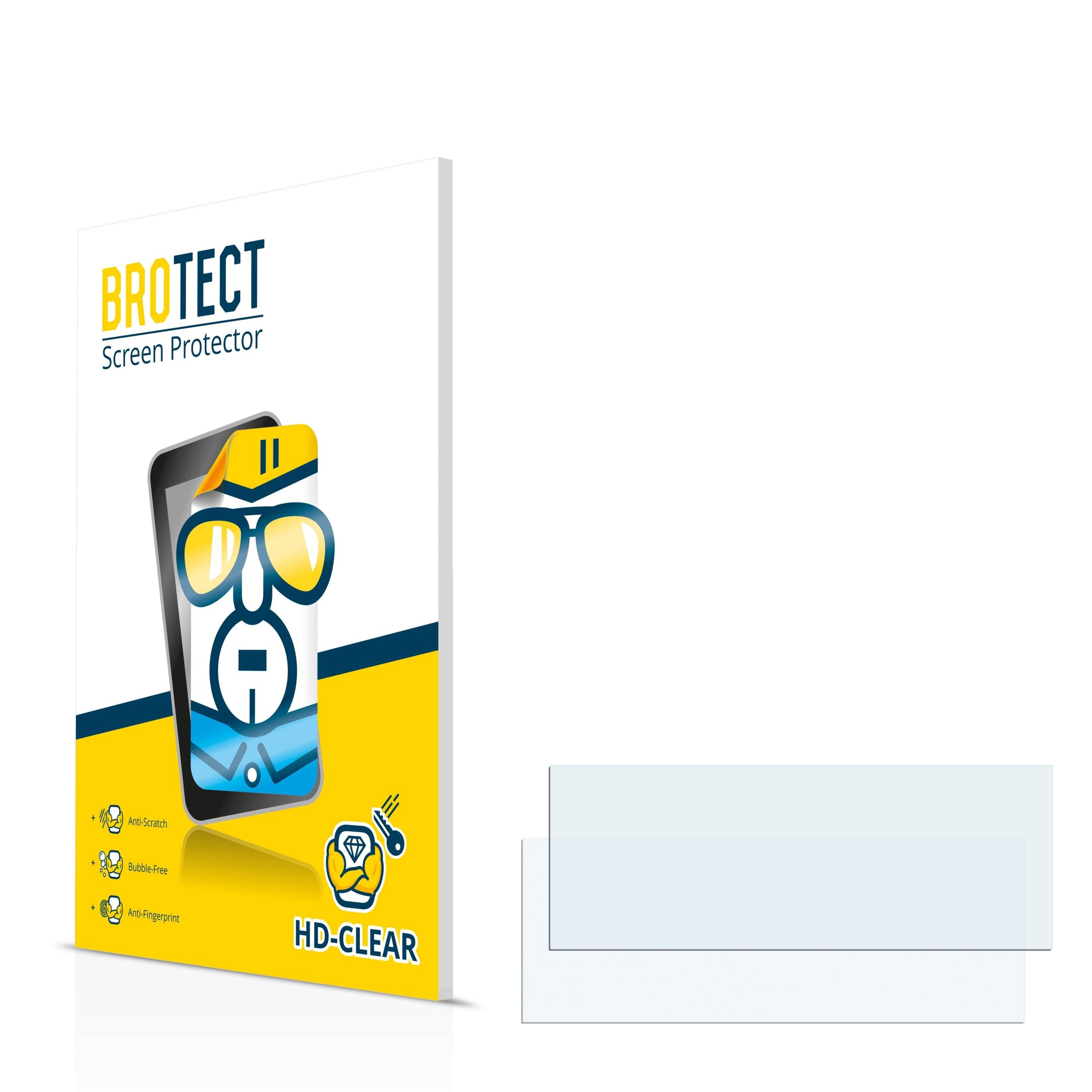 2x BROTECT® HD-Clear Displayschutzfolie für BMW Business F10 10.2 (Navigationssystem)