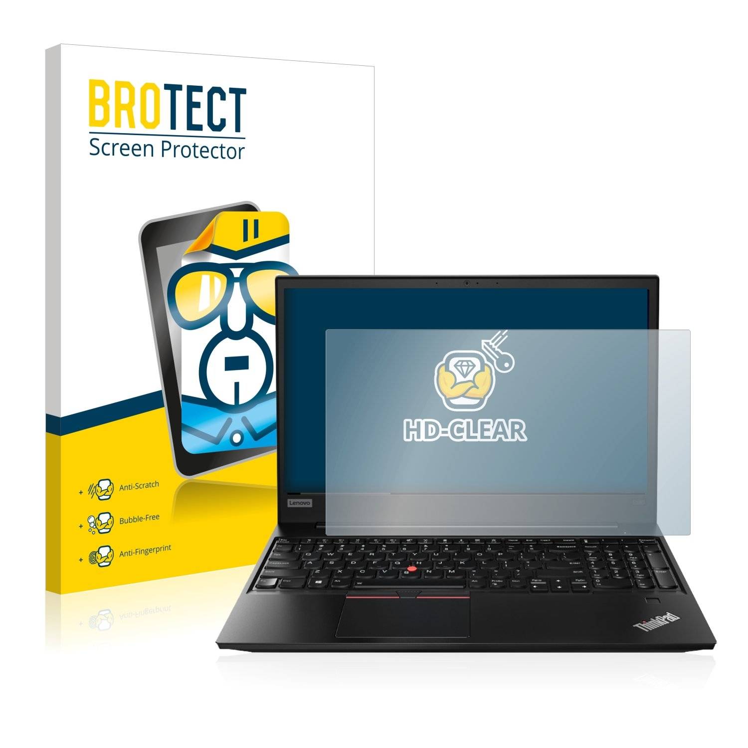 BROTECT® HD-Clear Displayschutzfolie für Lenovo ThinkPad E580