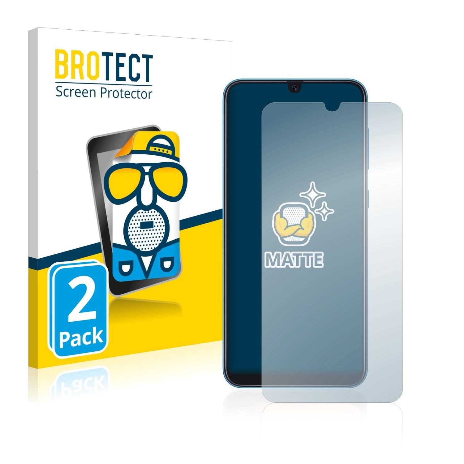 2x BROTECT® Matte Displayschutzfolie für Samsung Galaxy A30