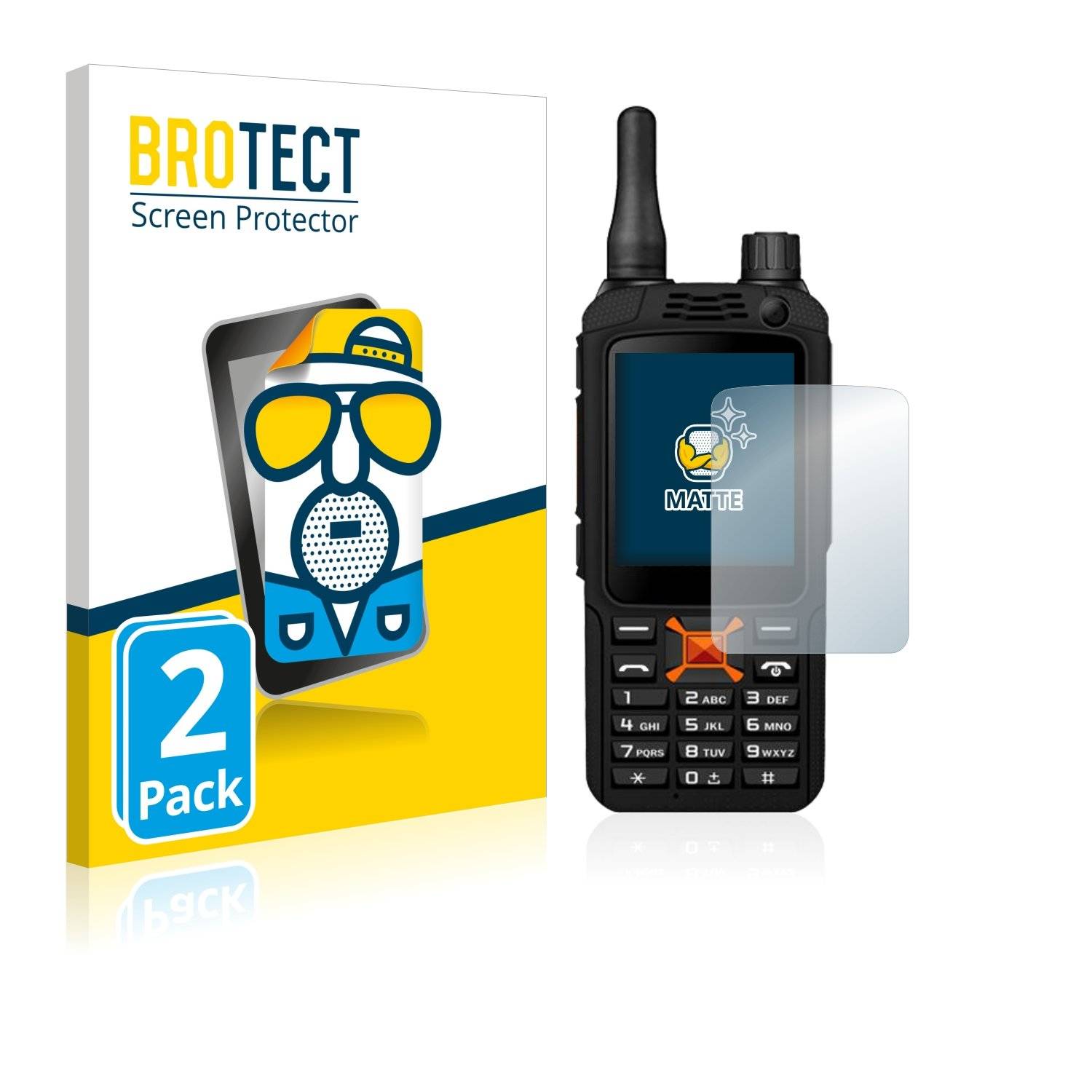 2x BROTECT® Matte Displayschutzfolie für Anytone F22 Plus