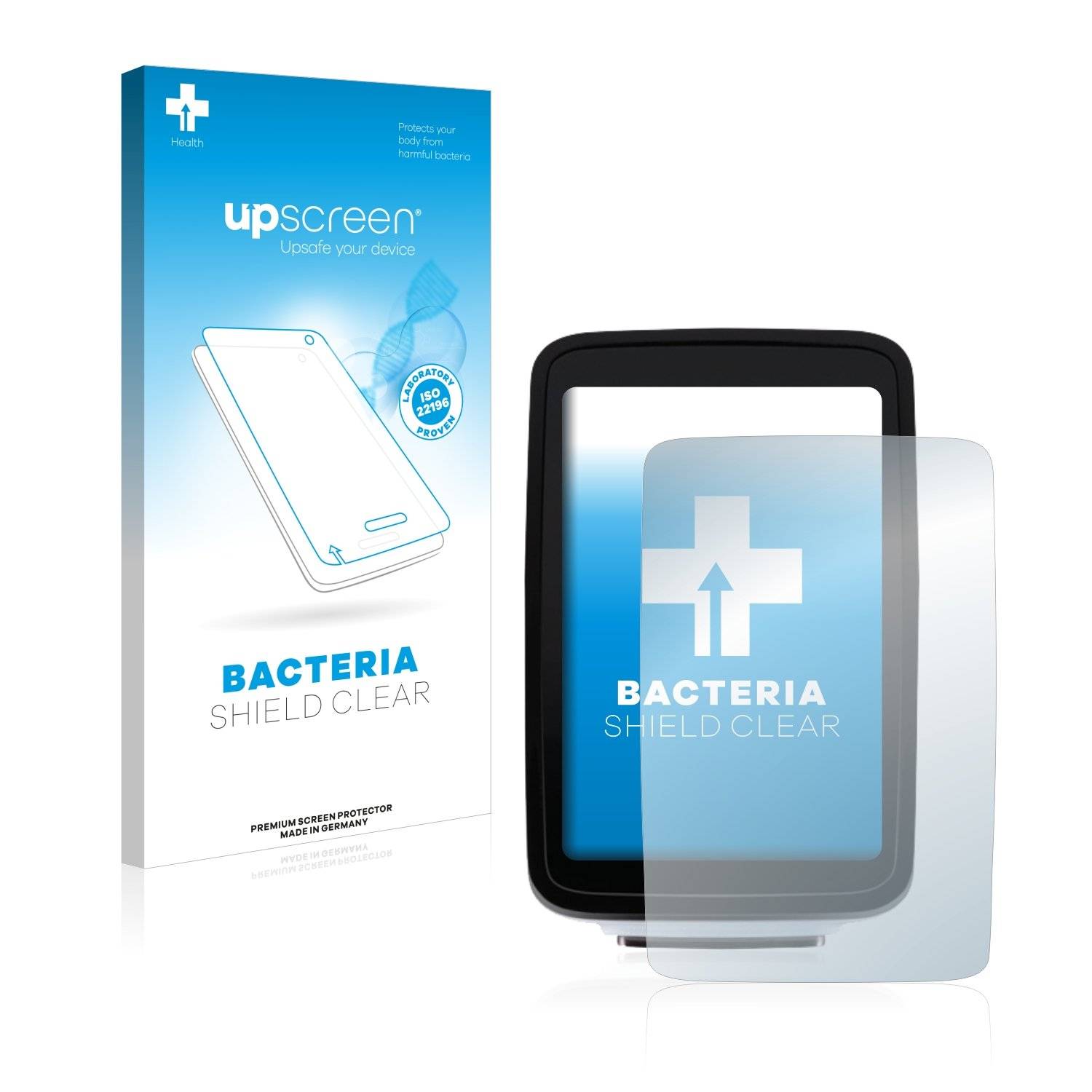 upscreen® Bacteria Shield Clear Displayschutzfolie Anti-Bakteriell Premium für Sigma Pure 1 ATS