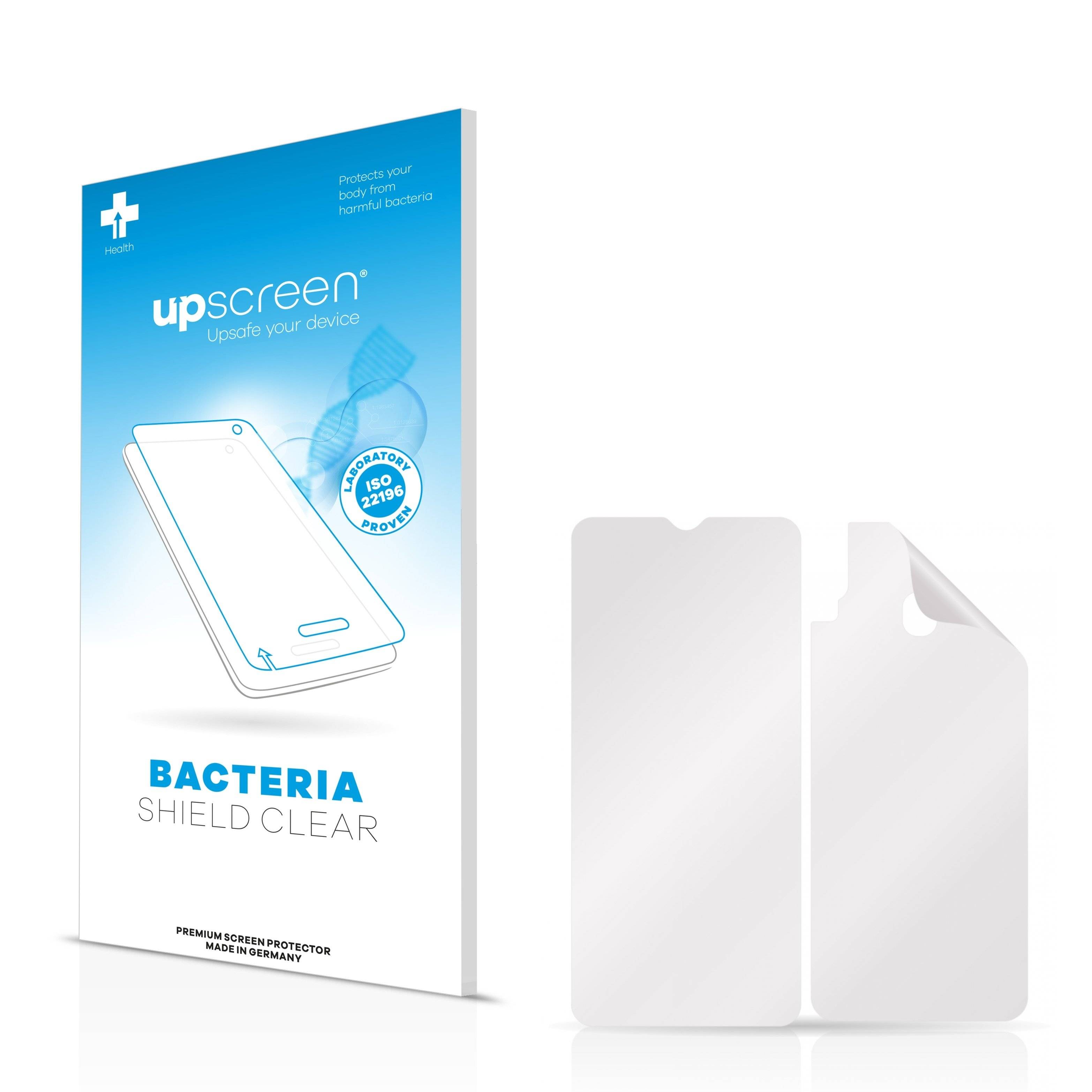 Displayschutzfolie Anti-Bakteriell Premium für Samsung Galaxy M20 (Vorder + Rückseite)