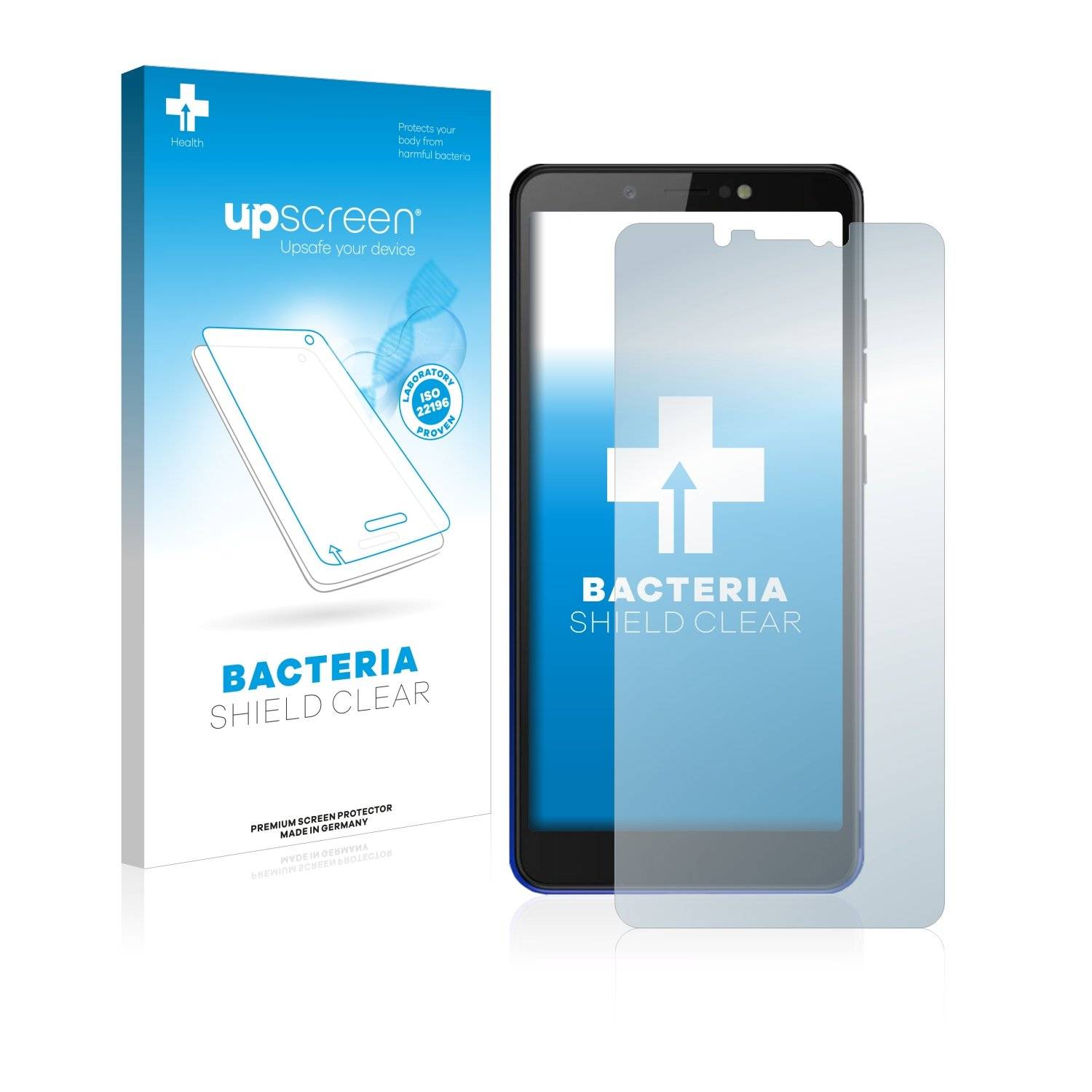 upscreen® Bacteria Shield Clear Displayschutzfolie Anti-Bakteriell Premium für Tecno Camon iACE2