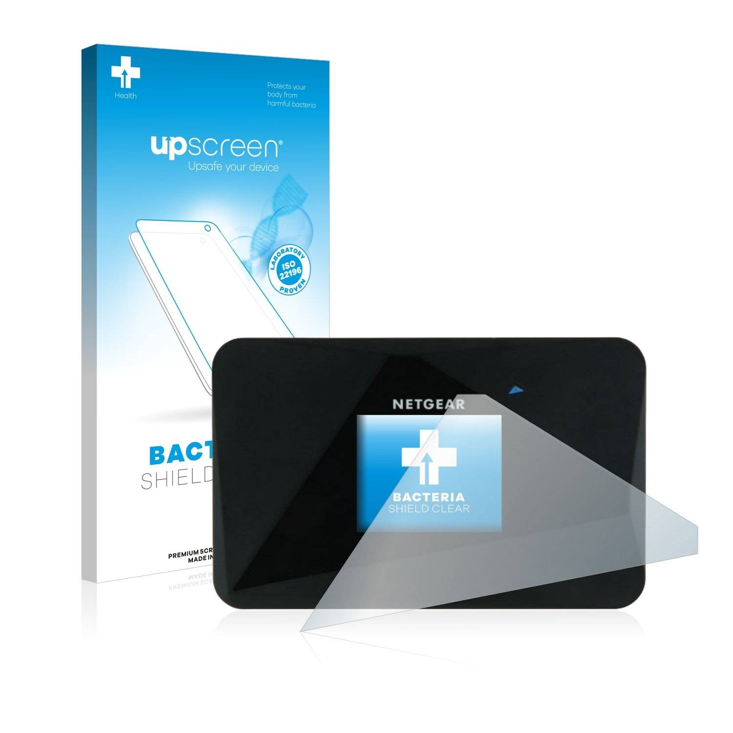 upscreen® Bacteria Shield Clear Displayschutzfolie Anti-Bakteriell Premium für Netgear AirCard 785