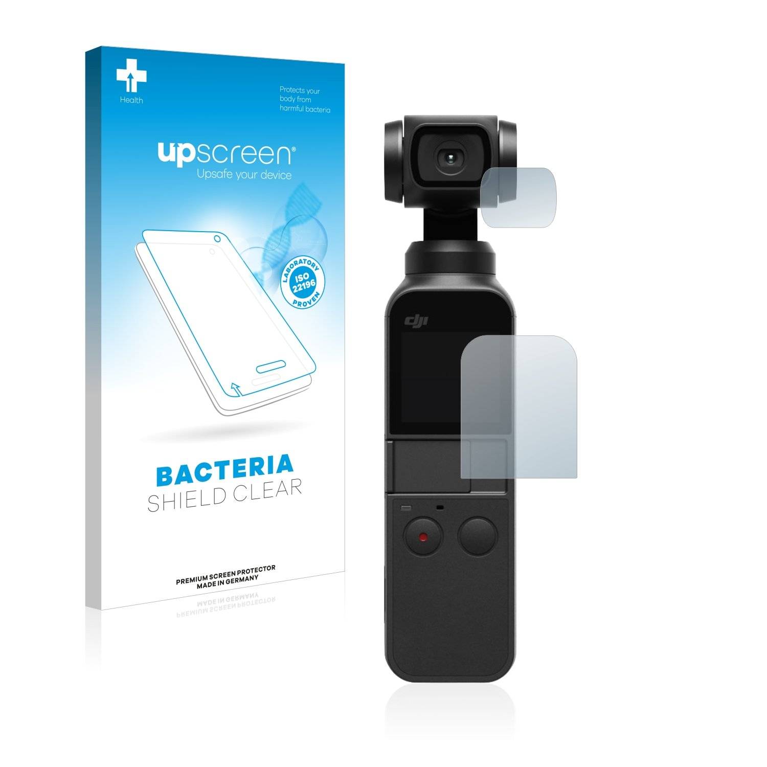 Displayschutzfolie Anti-Bakteriell Premium für DJI Osmo Pocket (Display + Linse)