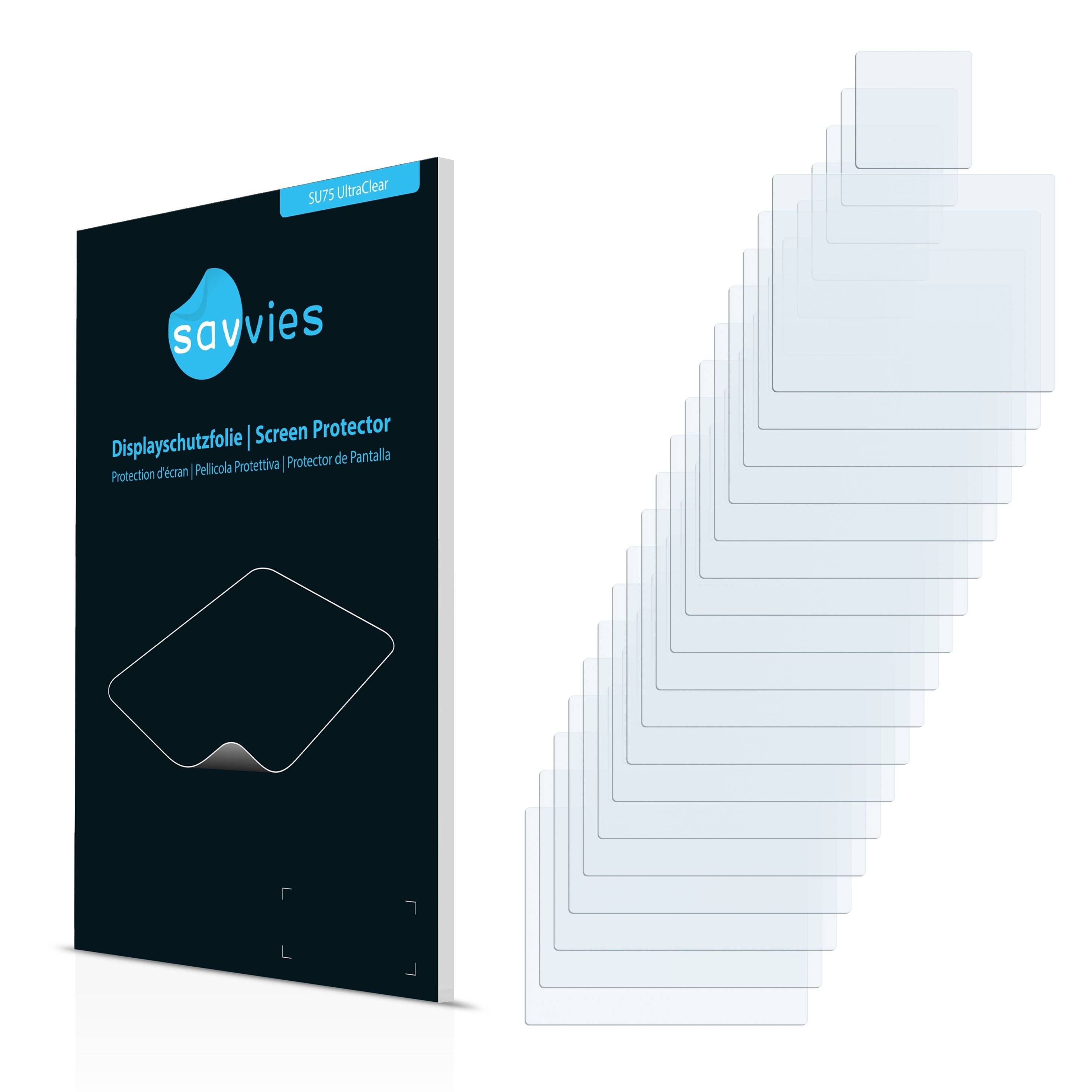 18x Savvies® SU75 Displayschutzfolie für GoPro Hero4 Silver