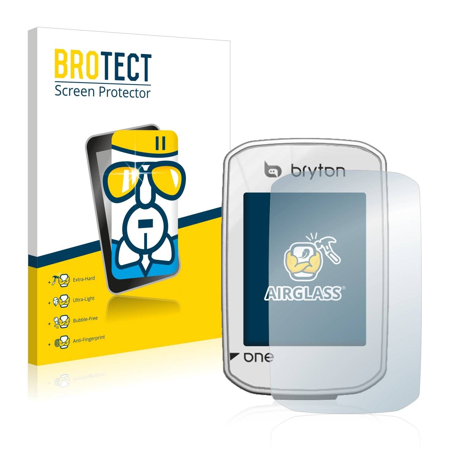 BROTECT® AirGlass® Panzerglasfolie für Bryton Rider One