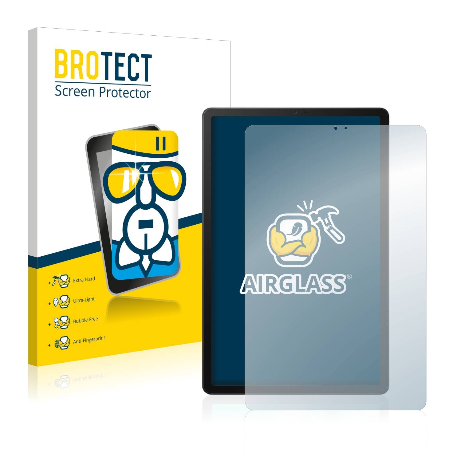 BROTECT AirGlass Glas Panzer-Folie für Samsung Galaxy Tab S5e LTE 2019 - Schutzglas