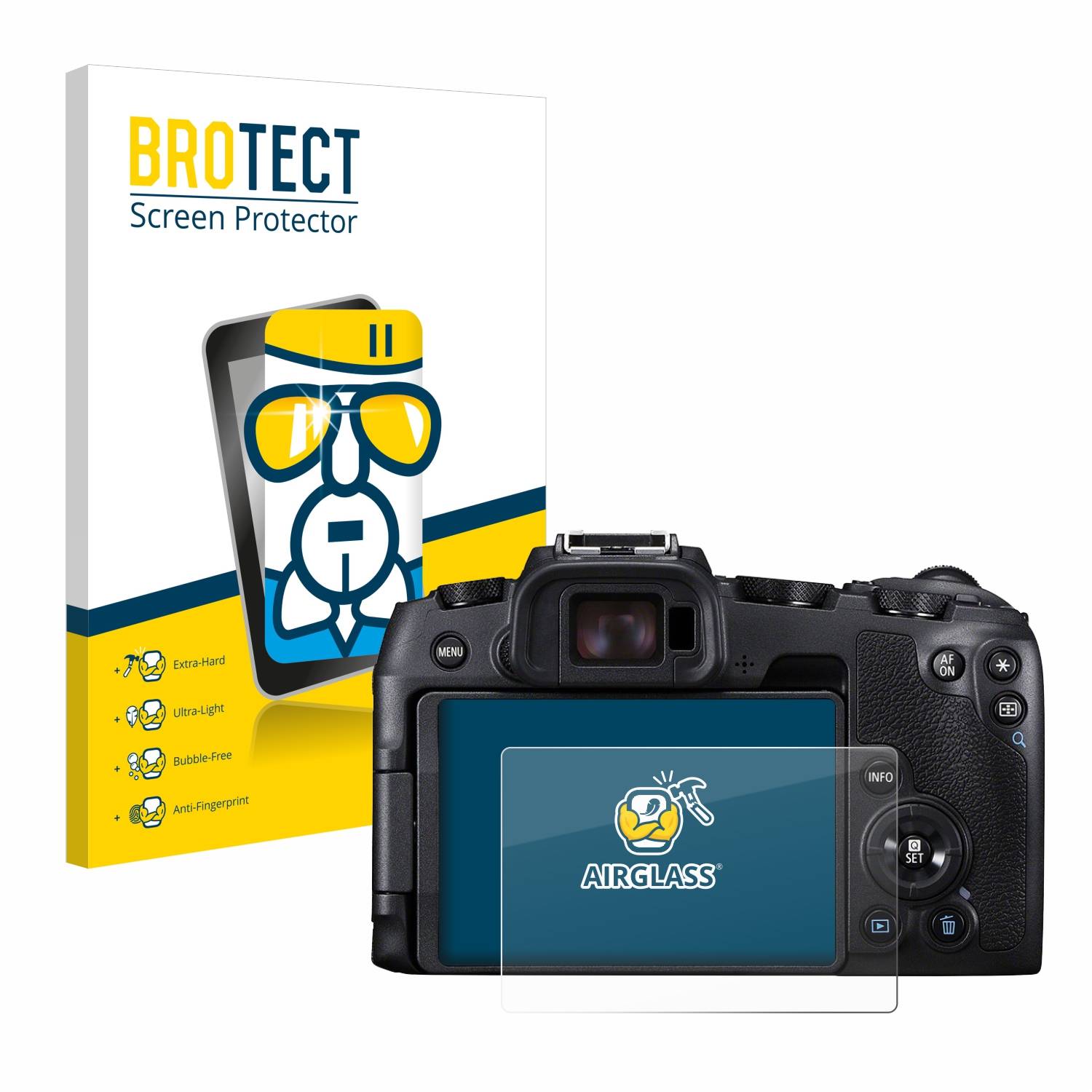 BROTECT AirGlass Glas Panzer-Folie für Canon EOS RP - Schutzglas