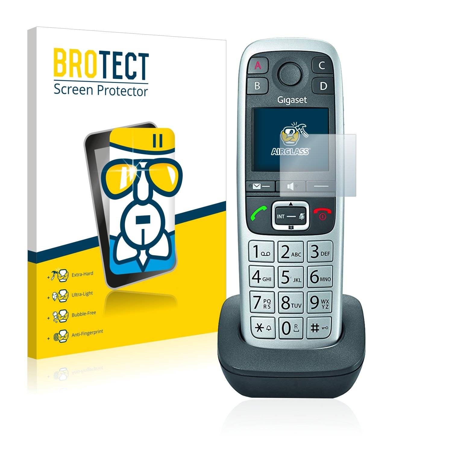 BROTECT® AirGlass® Panzerglasfolie für Gigaset E560