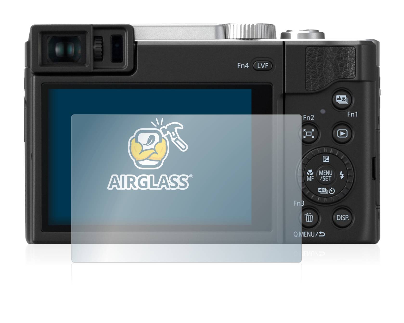 BROTECT AirGlass Glas Panzer-Folie für Panasonic Lumix DC-TZ96 - Schutzglas