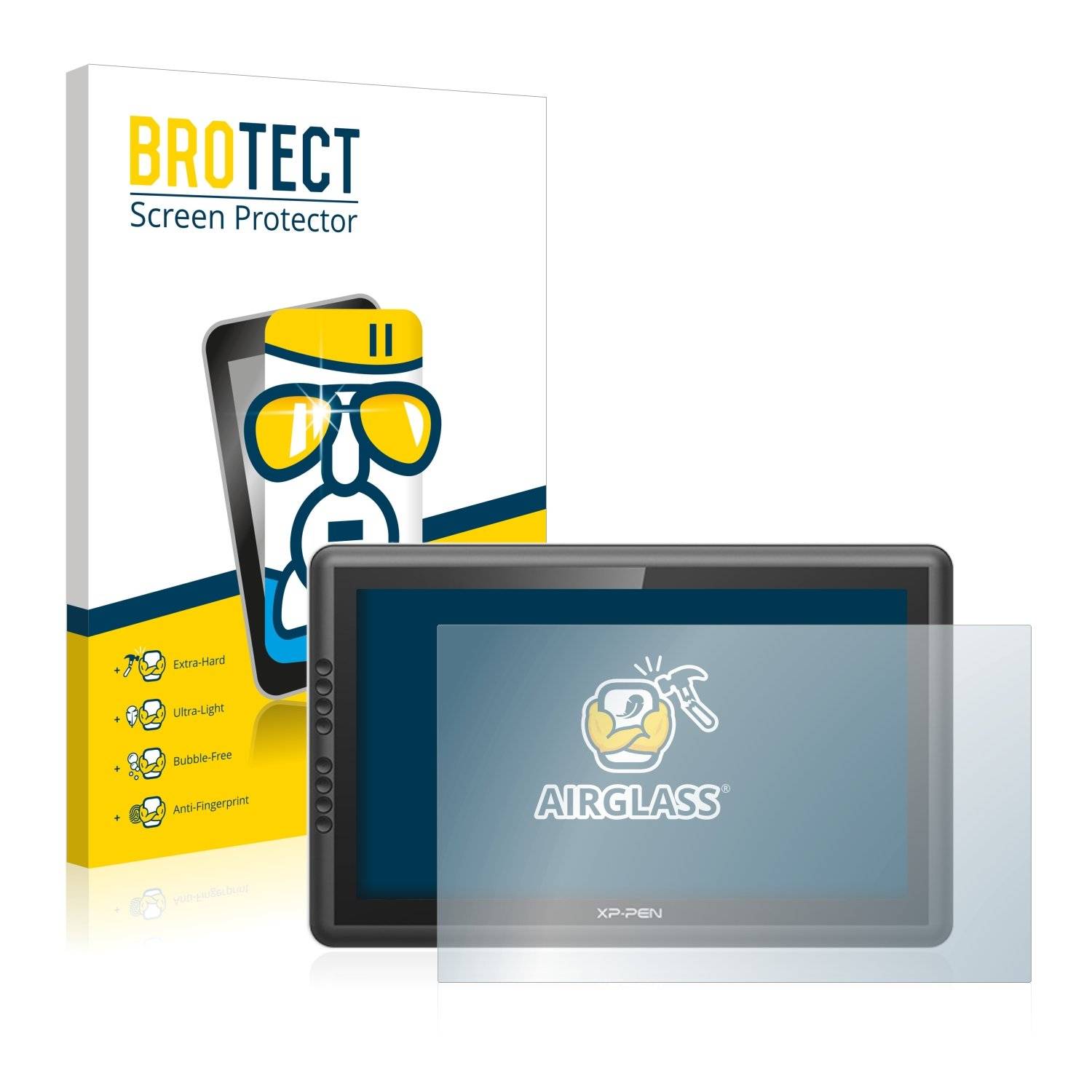 BROTECT® AirGlass® Panzerglasfolie für XP-Pen Artist 16 Pro