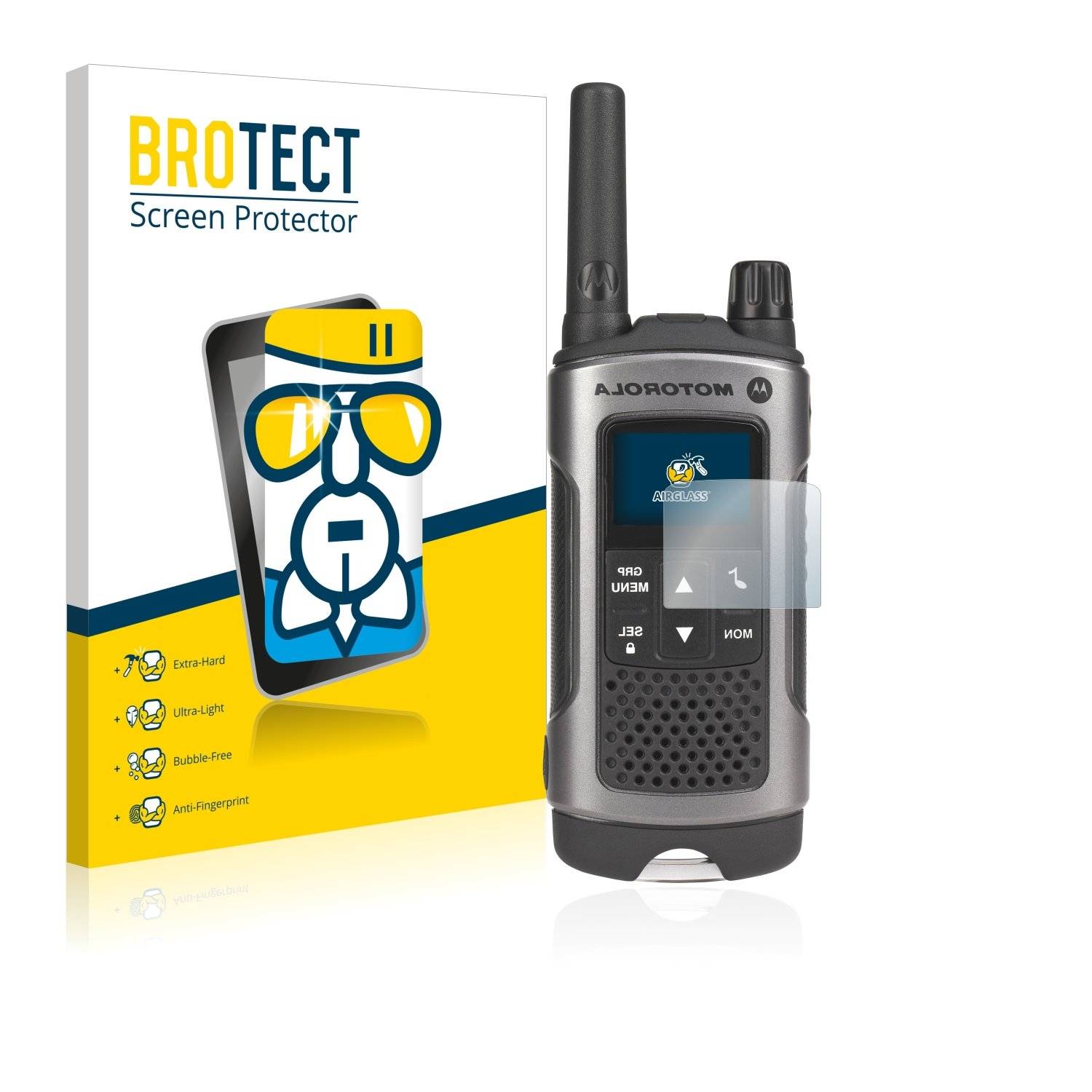 BROTECT® AirGlass® Panzerglasfolie für Motorola TLKR T80