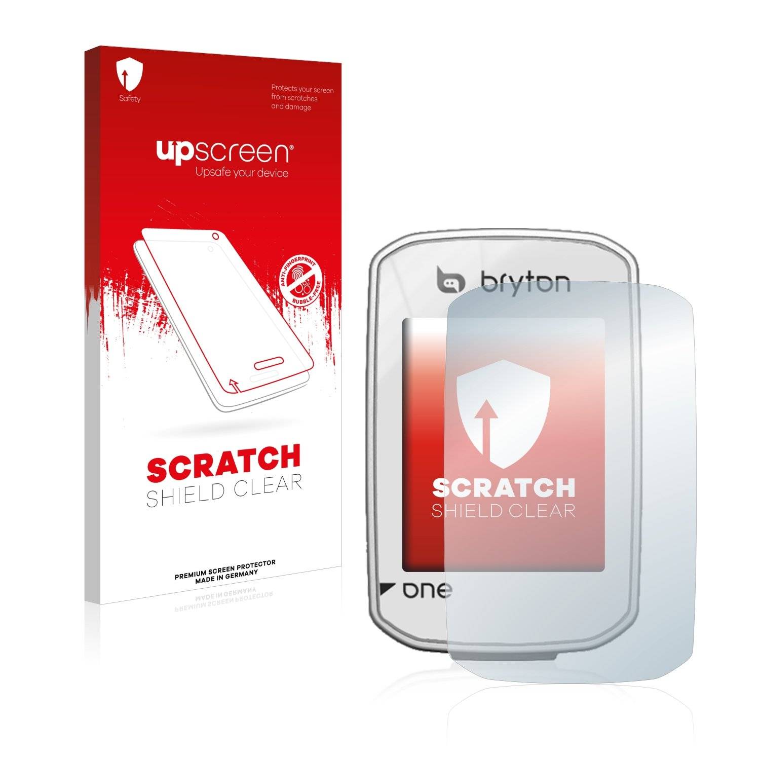 upscreen® Scratch Shield Clear Premium Displayschutzfolie für Bryton Rider One