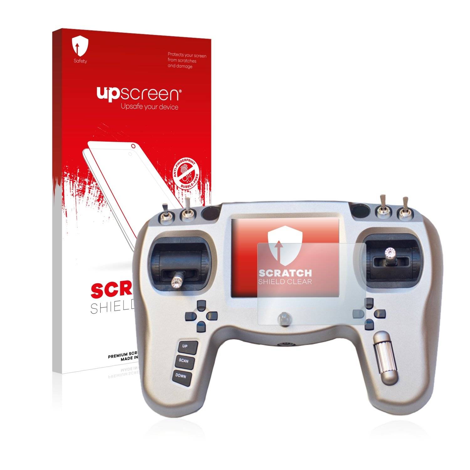 upscreen® Scratch Shield Clear Premium Displayschutzfolie für TBS Tango FPV