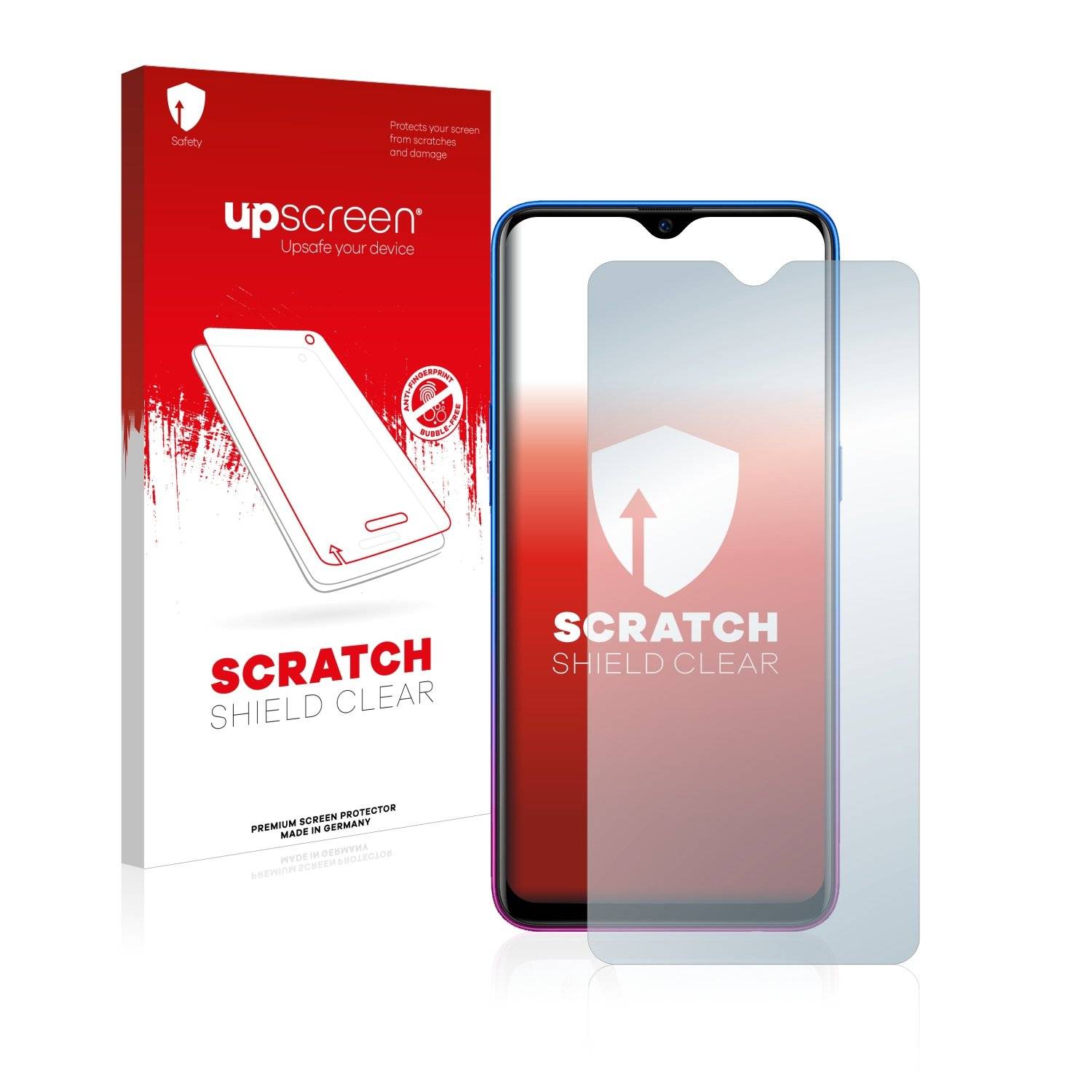 upscreen® Scratch Shield Clear Premium Displayschutzfolie für Oppo R17 Neo