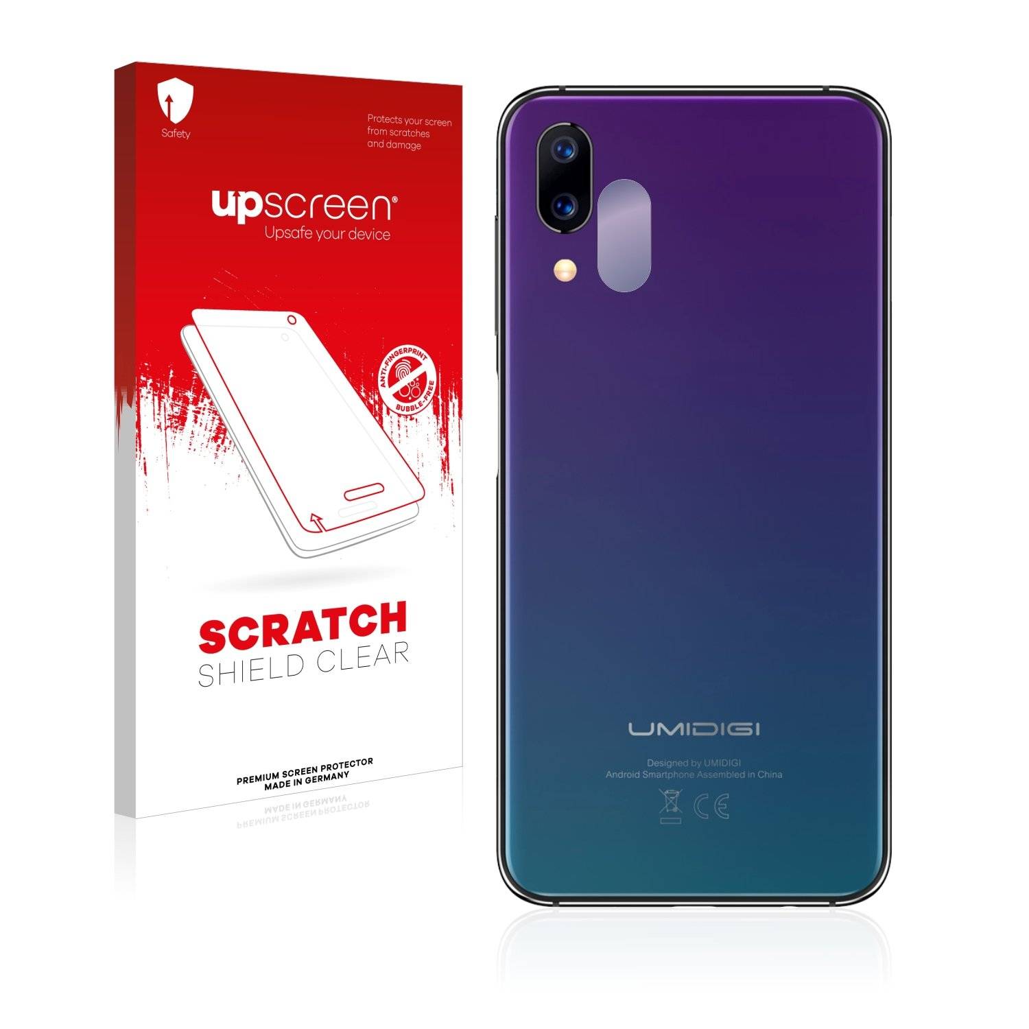Premium Displayschutzfolie für Umidigi One Max (Kamera auf der Rückseite)