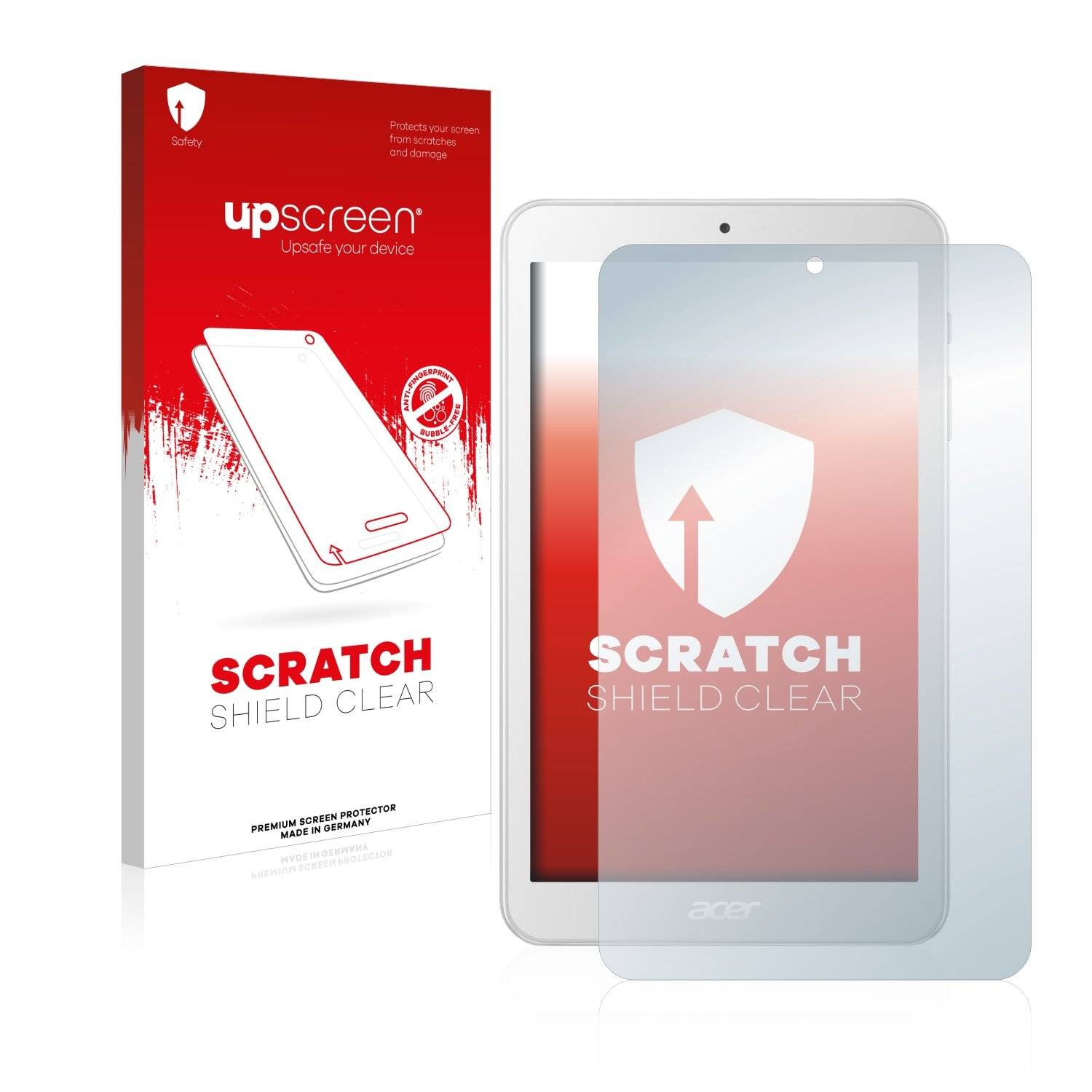 upscreen® Scratch Shield Clear Premium Displayschutzfolie für Acer Iconia One 8 B1-870