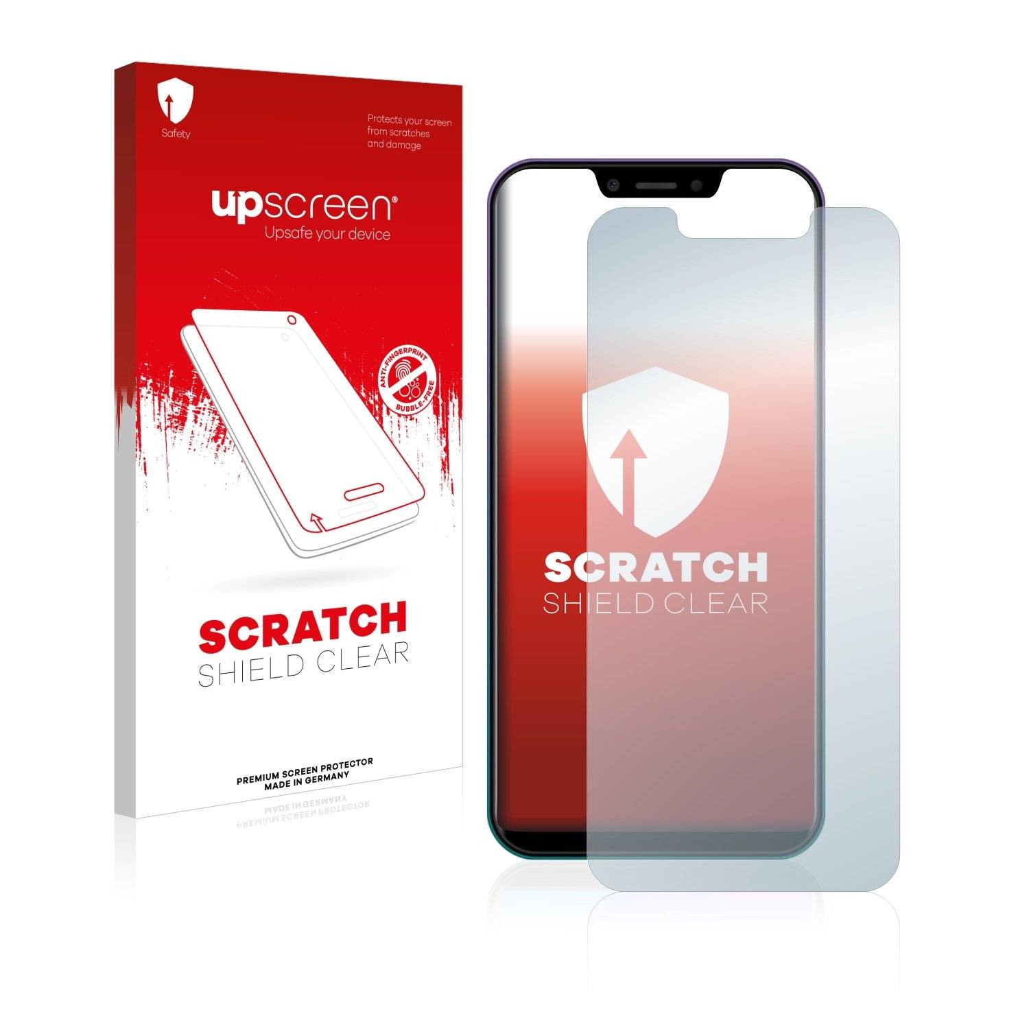 upscreen® Scratch Shield Clear Premium Displayschutzfolie für Leagoo S10