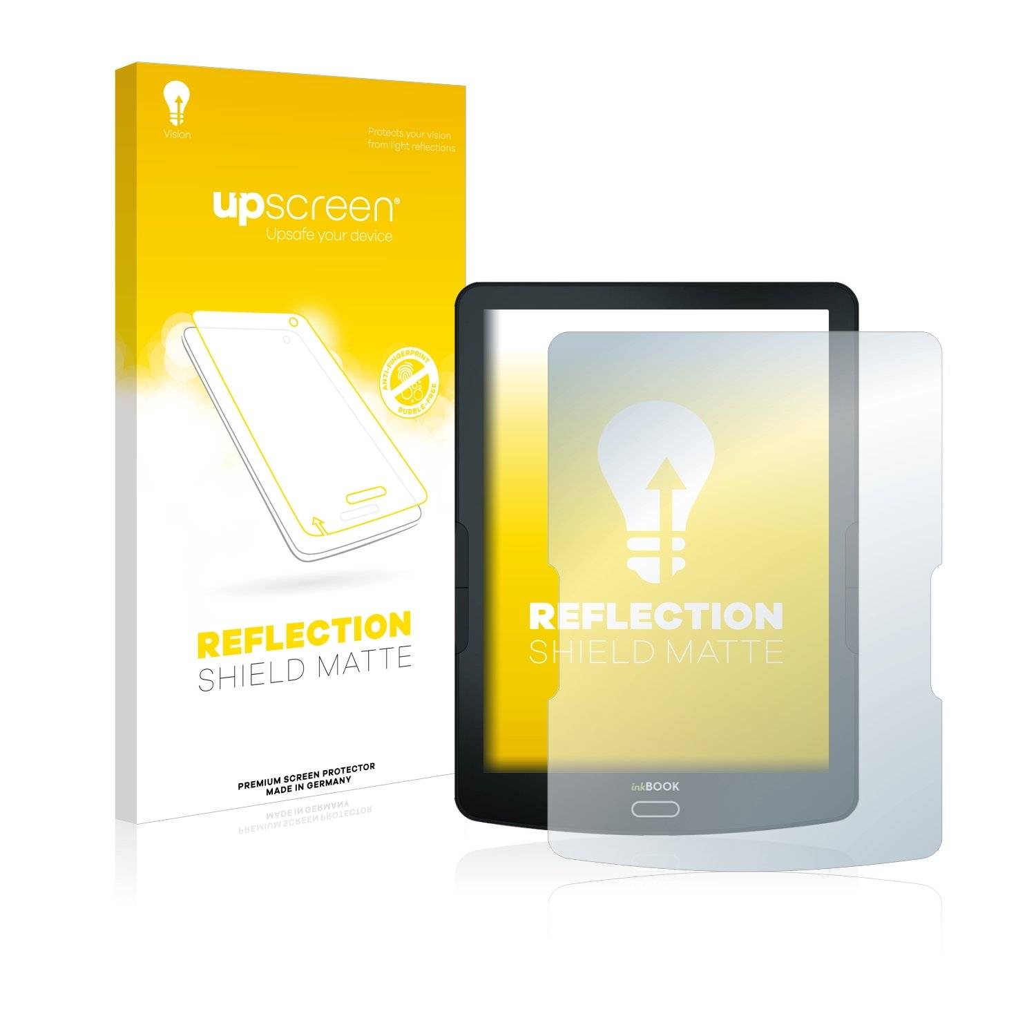 upscreen® Reflection Shield Matte Displayschutzfolie Premium für inkBOOK Explore