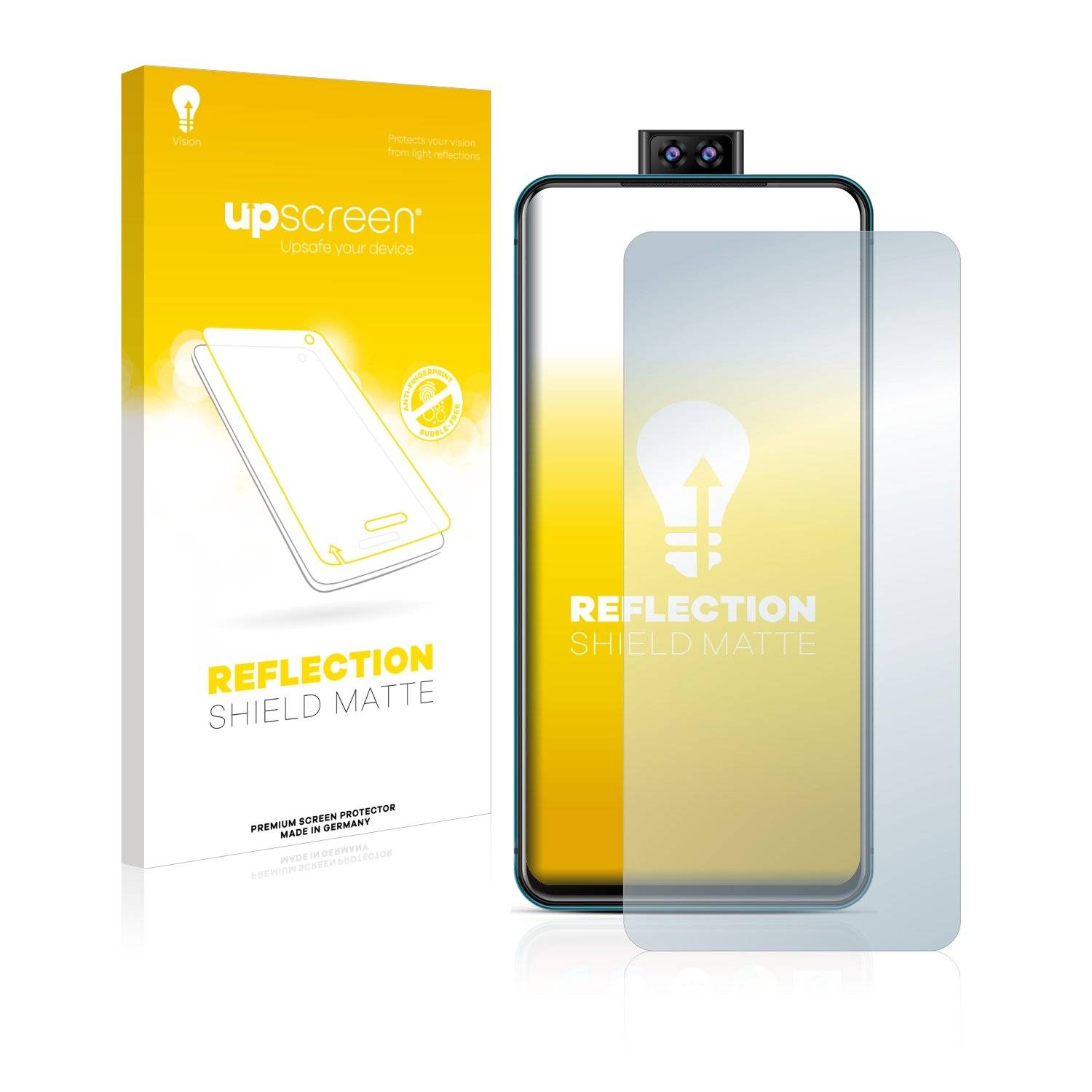 upscreen® Reflection Shield Matte Displayschutzfolie Premium für Energizer Power Max P18K Pop