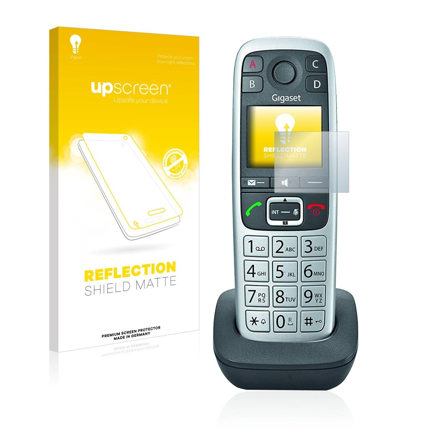 upscreen® Reflection Shield Matte Displayschutzfolie Premium für Gigaset E560