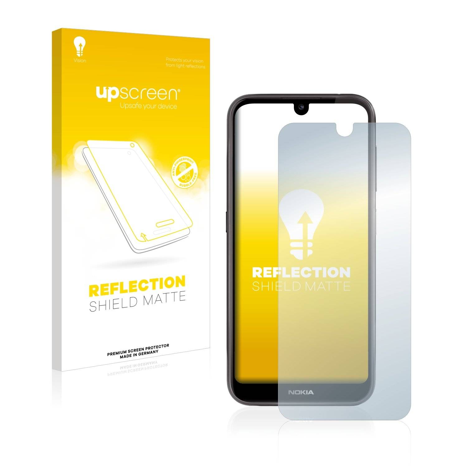 upscreen® Reflection Shield Matte Displayschutzfolie Premium für Nokia 4.2