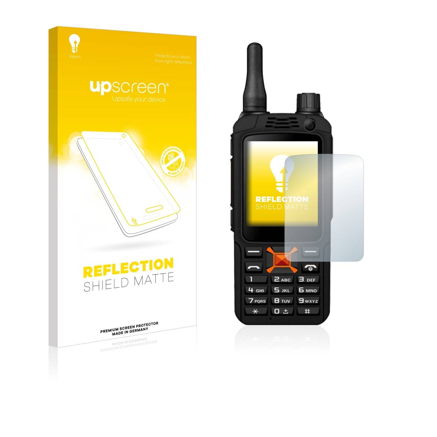 upscreen® Reflection Shield Matte Displayschutzfolie Premium für Anytone F22 Plus