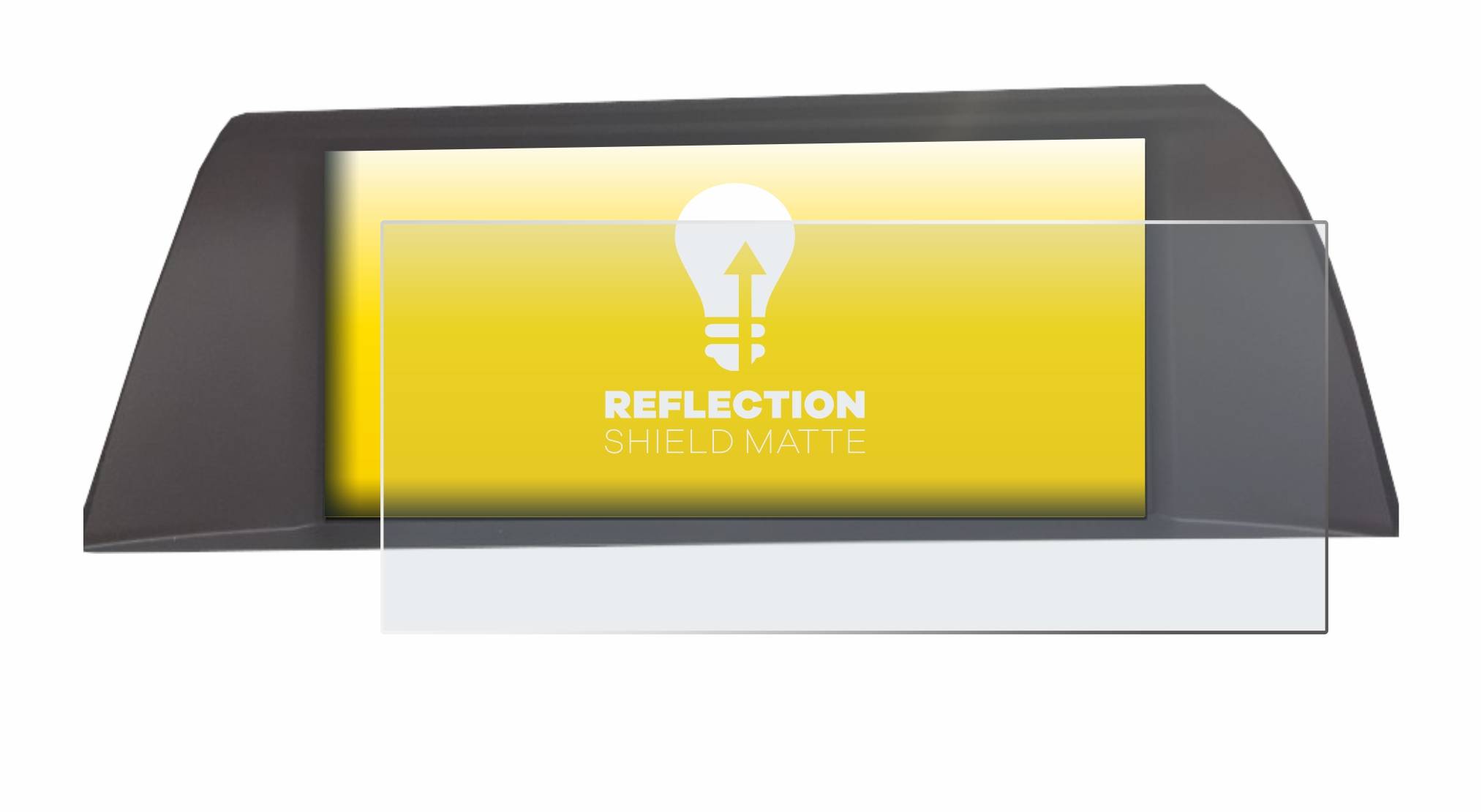 upscreen Reflection Shield Matt Schutzfolie für BMW 5 F10 2010-2013 Infotainment System 10.2