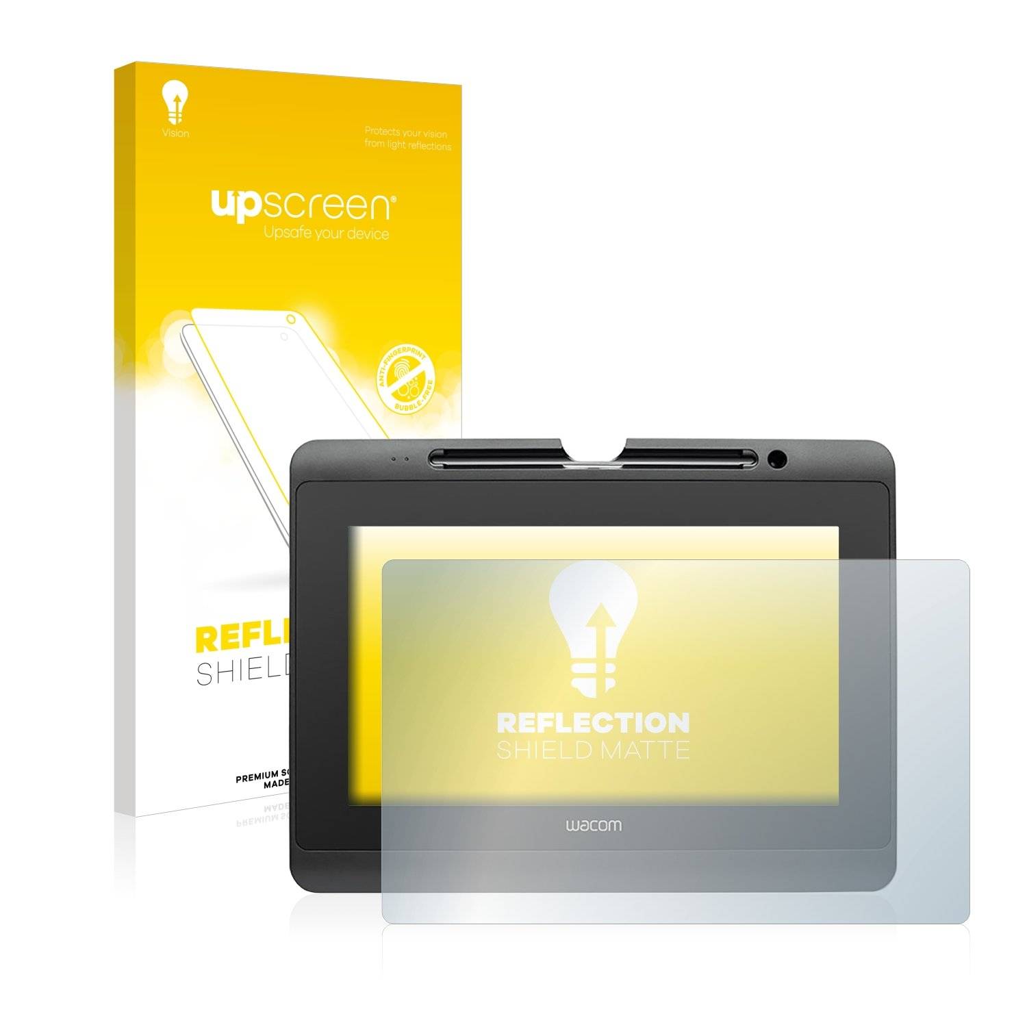 upscreen® Reflection Shield Matte Displayschutzfolie Premium für Wacom DTH-1152