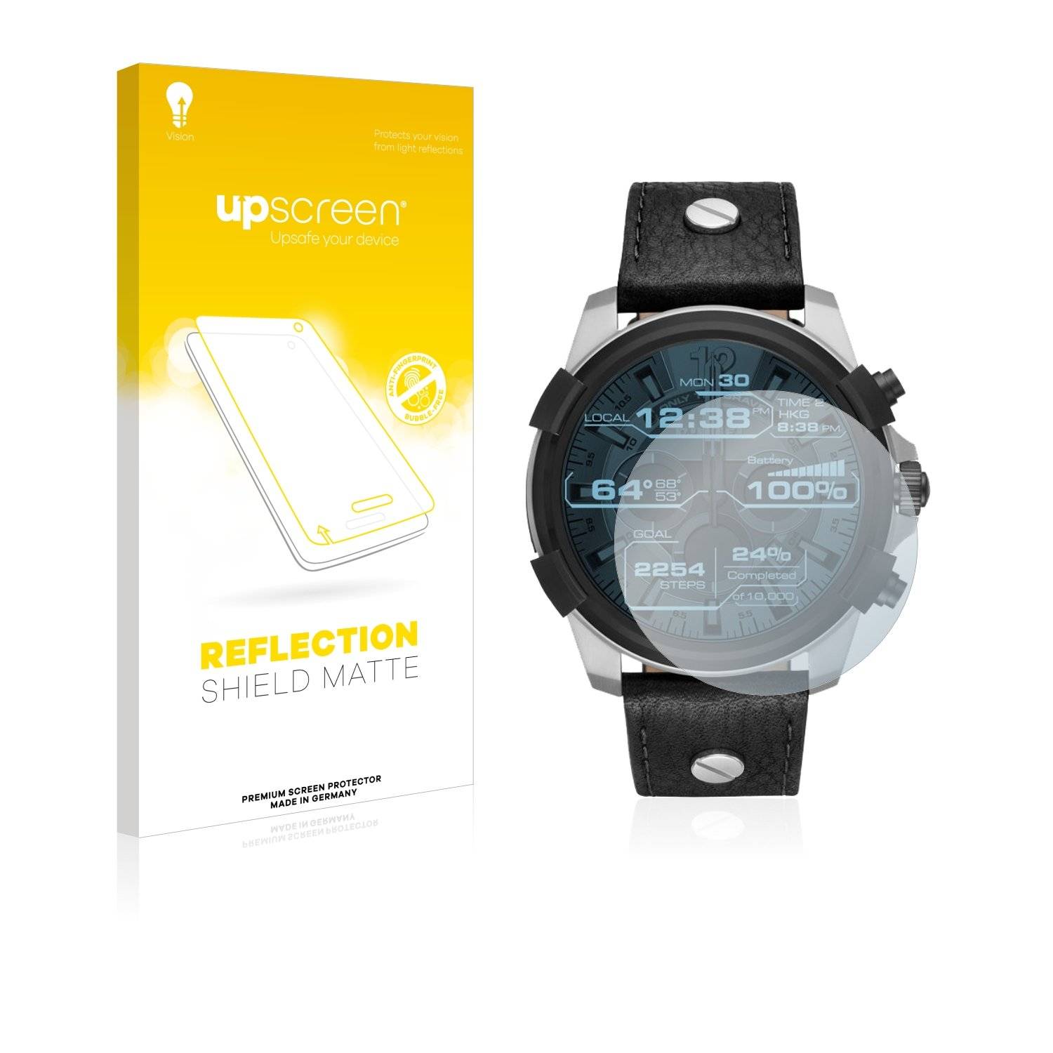 upscreen® Reflection Shield Matte Displayschutzfolie Premium für Diesel DZT2001
