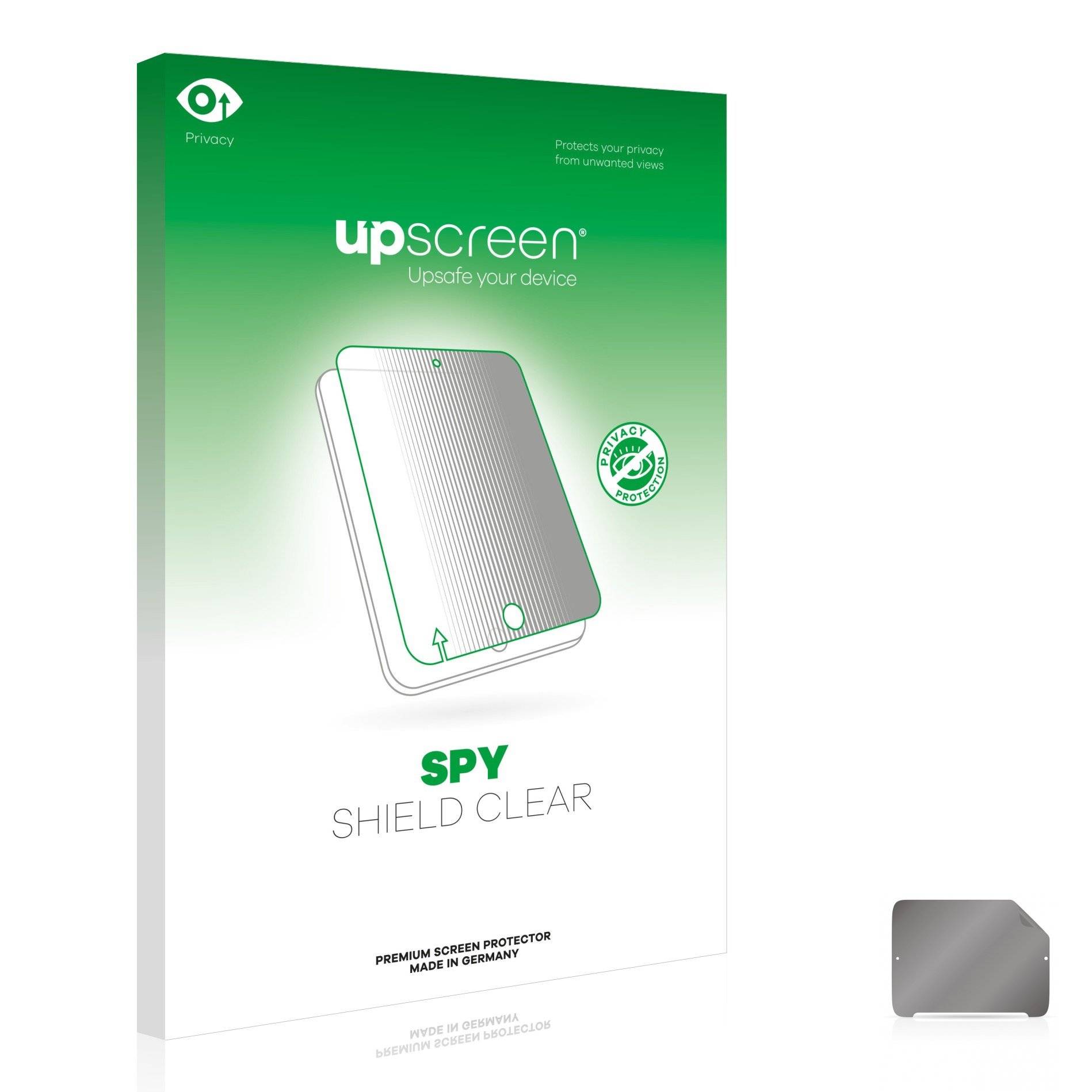upscreen® Spy Shield Clear Premium Blickschutzfolie für Medion Lifetab S9512 (MD99200)