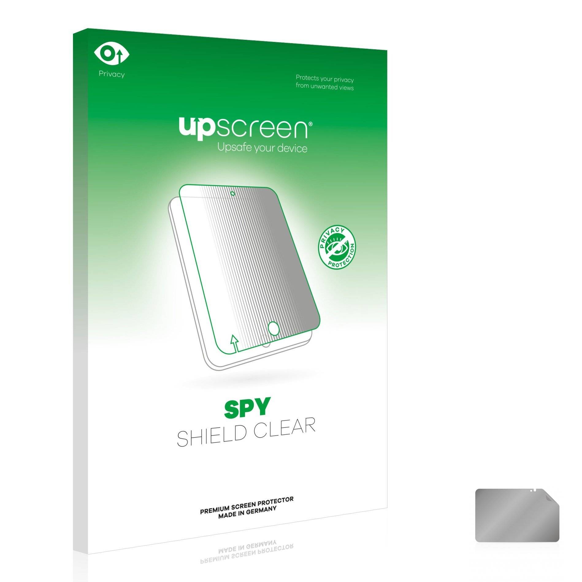 upscreen® Spy Shield Clear Premium Blickschutzfolie für Zebra ET50 8.3