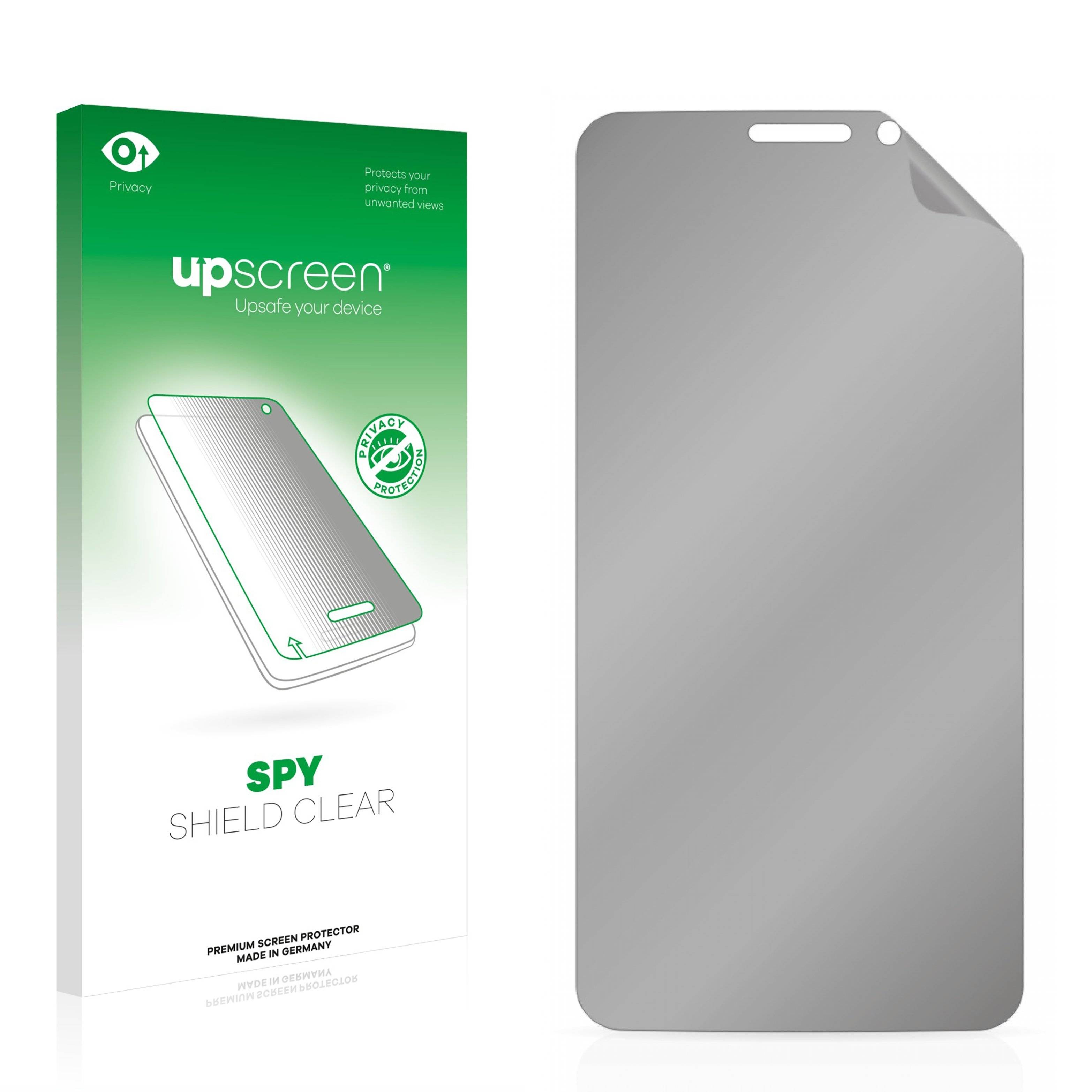 upscreen® Spy Shield Clear Premium Blickschutzfolie für Huawei G9 Plus