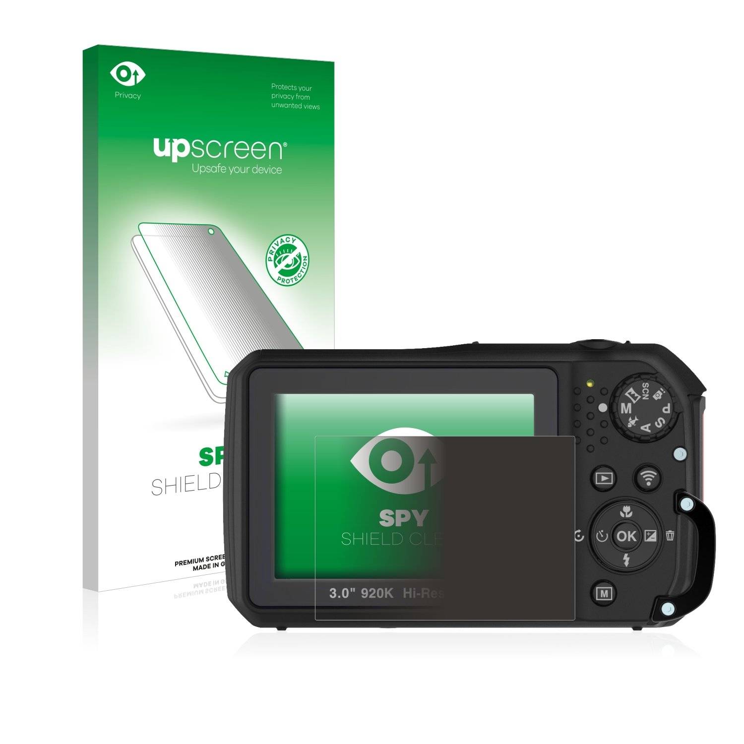 upscreen® Spy Shield Clear Premium Blickschutzfolie für SeaLife DC2000 (3)