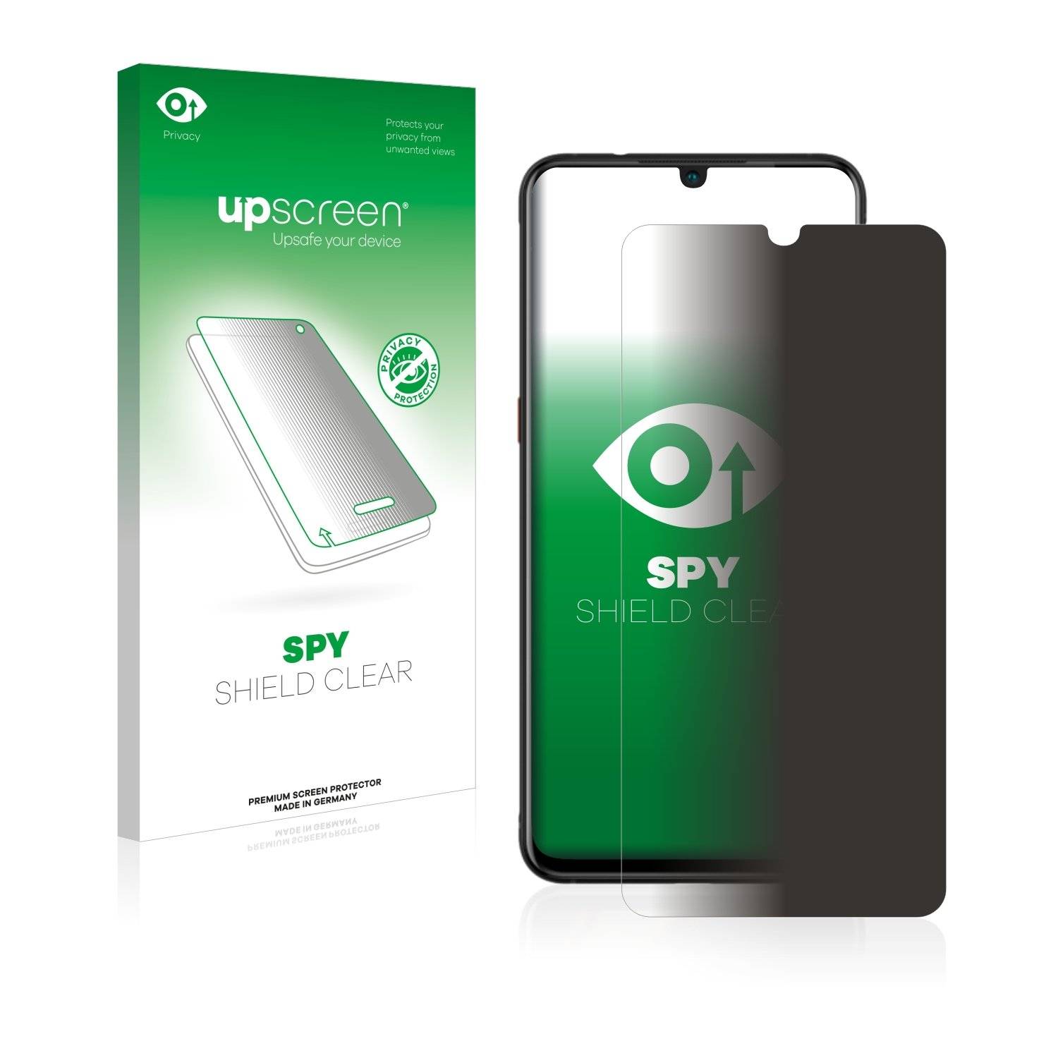 upscreen® Spy Shield Clear Premium Blickschutzfolie für Vivo iQOO