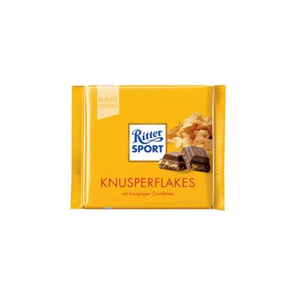 Ritter SPORT Tafelschokolade KNUSPERFLAKES, 100 g