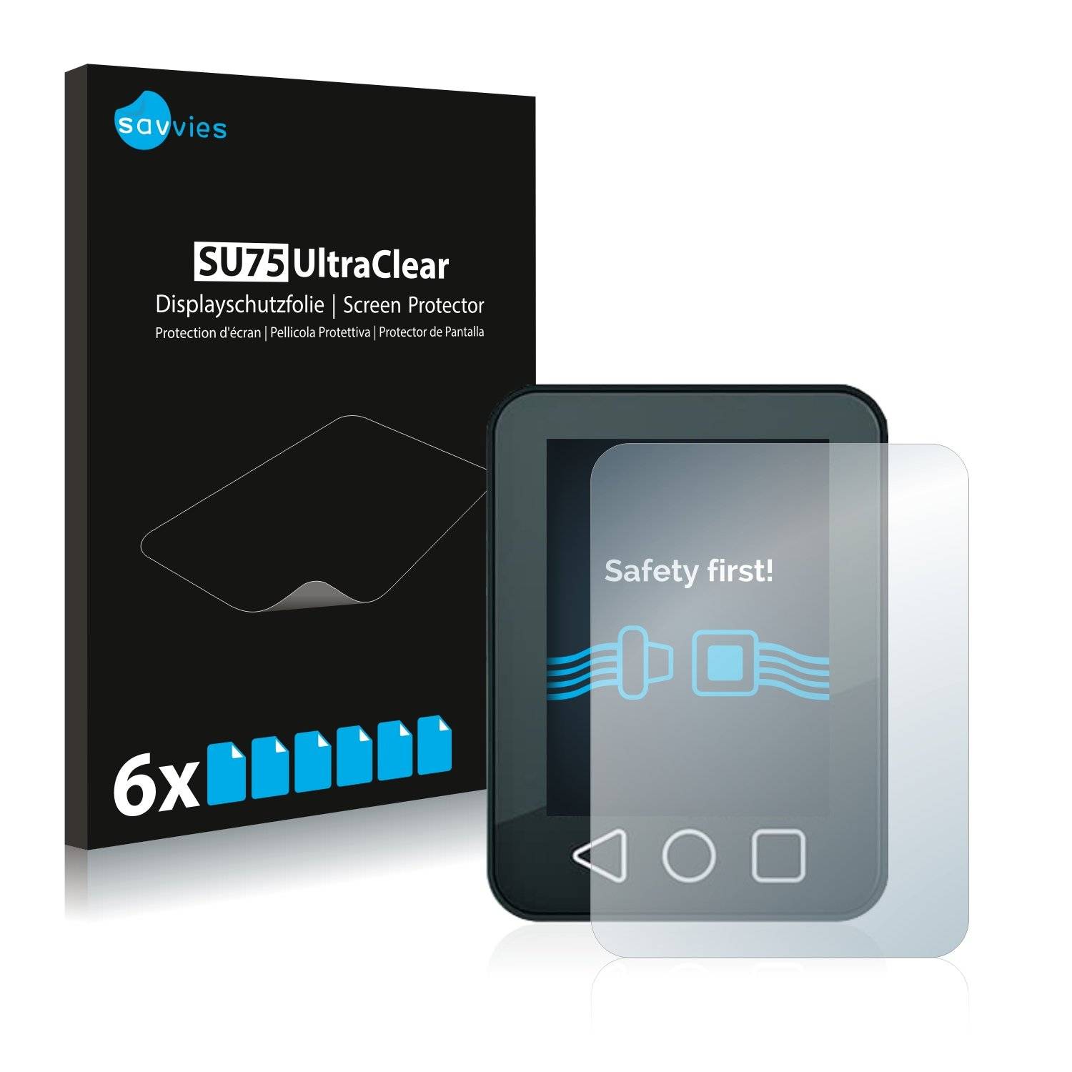 6 Savvies SU7 Displayschutzfoli fü Neodrive neoMM Z20c