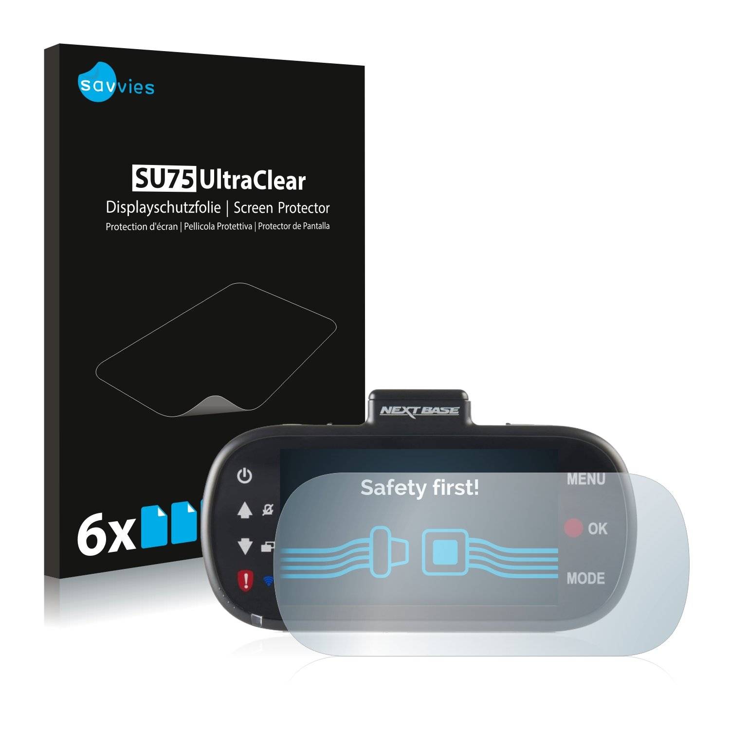 6 Savvies SU7 Displayschutzfoli fü Nextbas 512GW