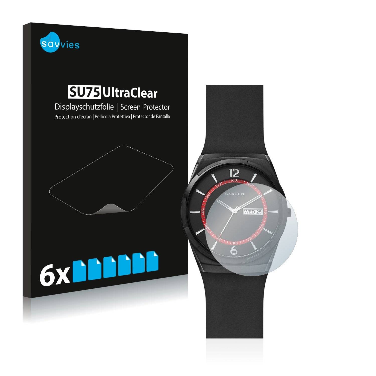 6 Savvies SU7 Displayschutzfoli fü Skage Melbye