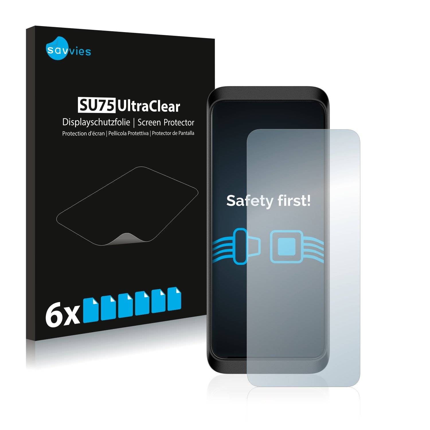 6 Savvies SU7 Displayschutzfoli fü Leic BLK3D