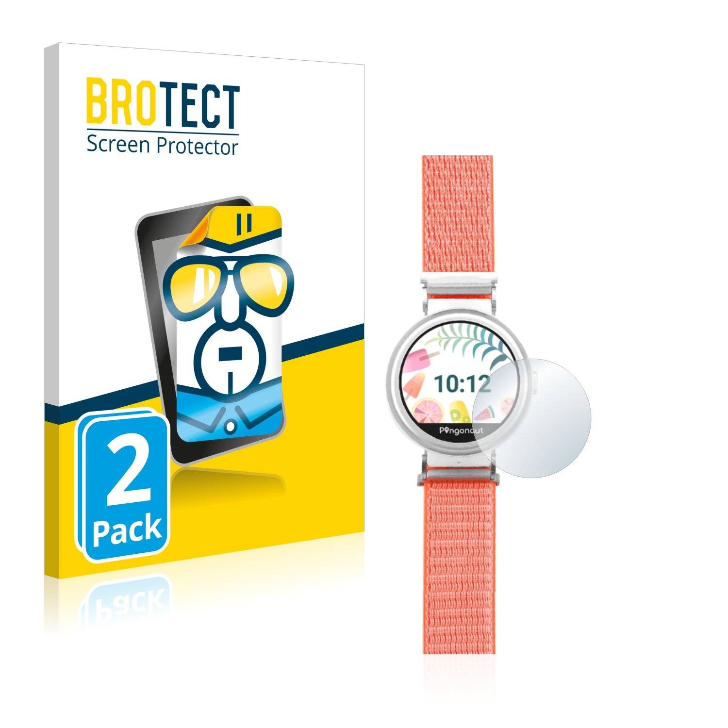2 BROTECT HD-Clea Displayschutzfoli fü Pingonau Puma
