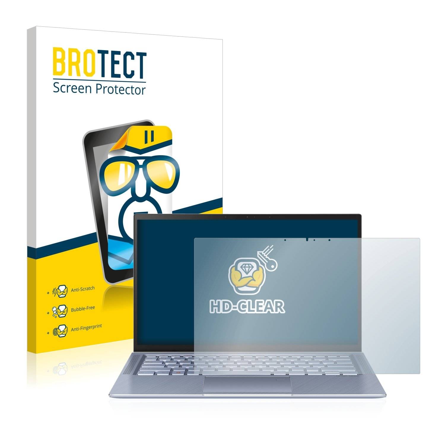 BROTECT HD-Clea Displayschutzfoli fü Asu ZenBoo 1 UX431FA
