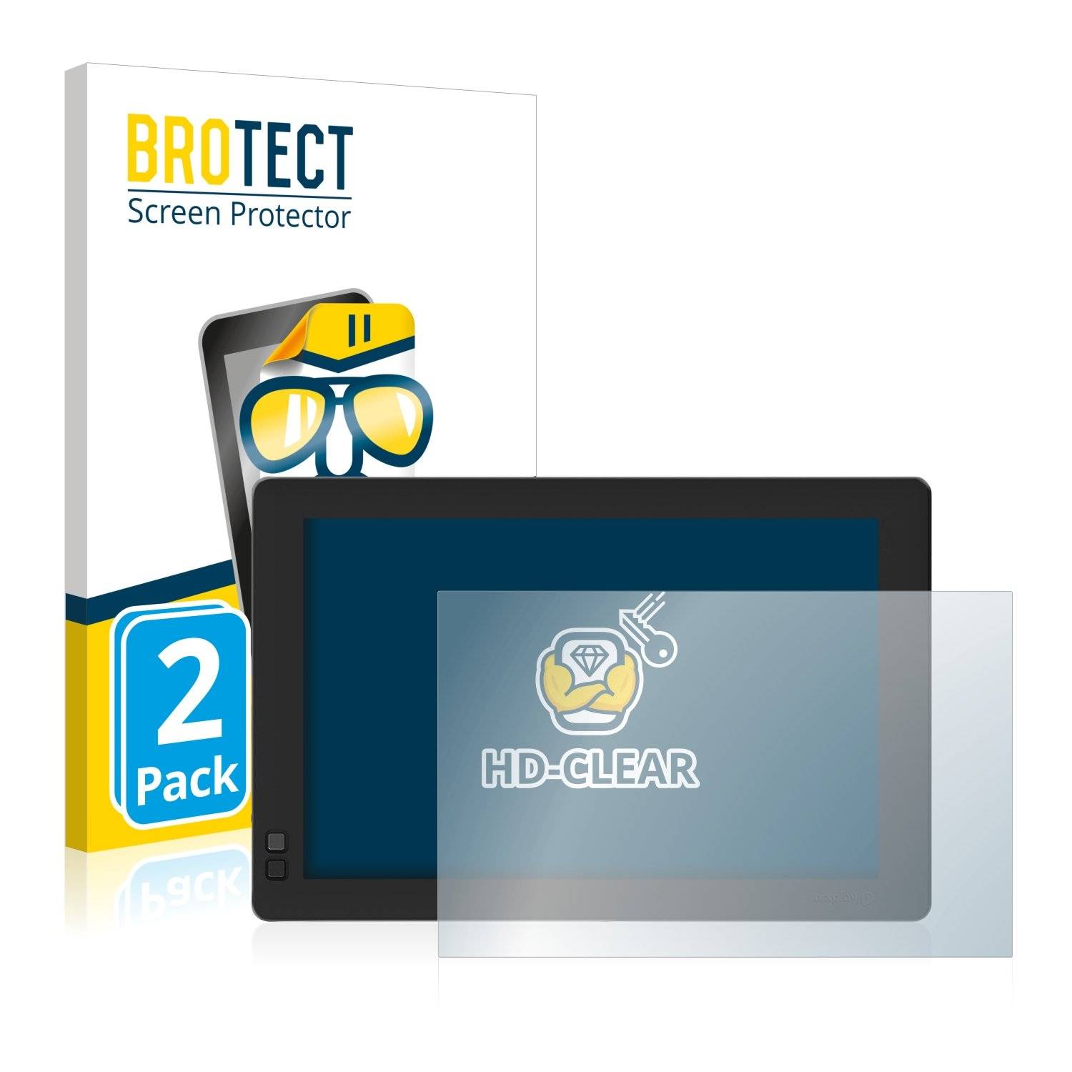 2 BROTECT HD-Clea Displayschutzfoli fü Nixpla See Ultr 10