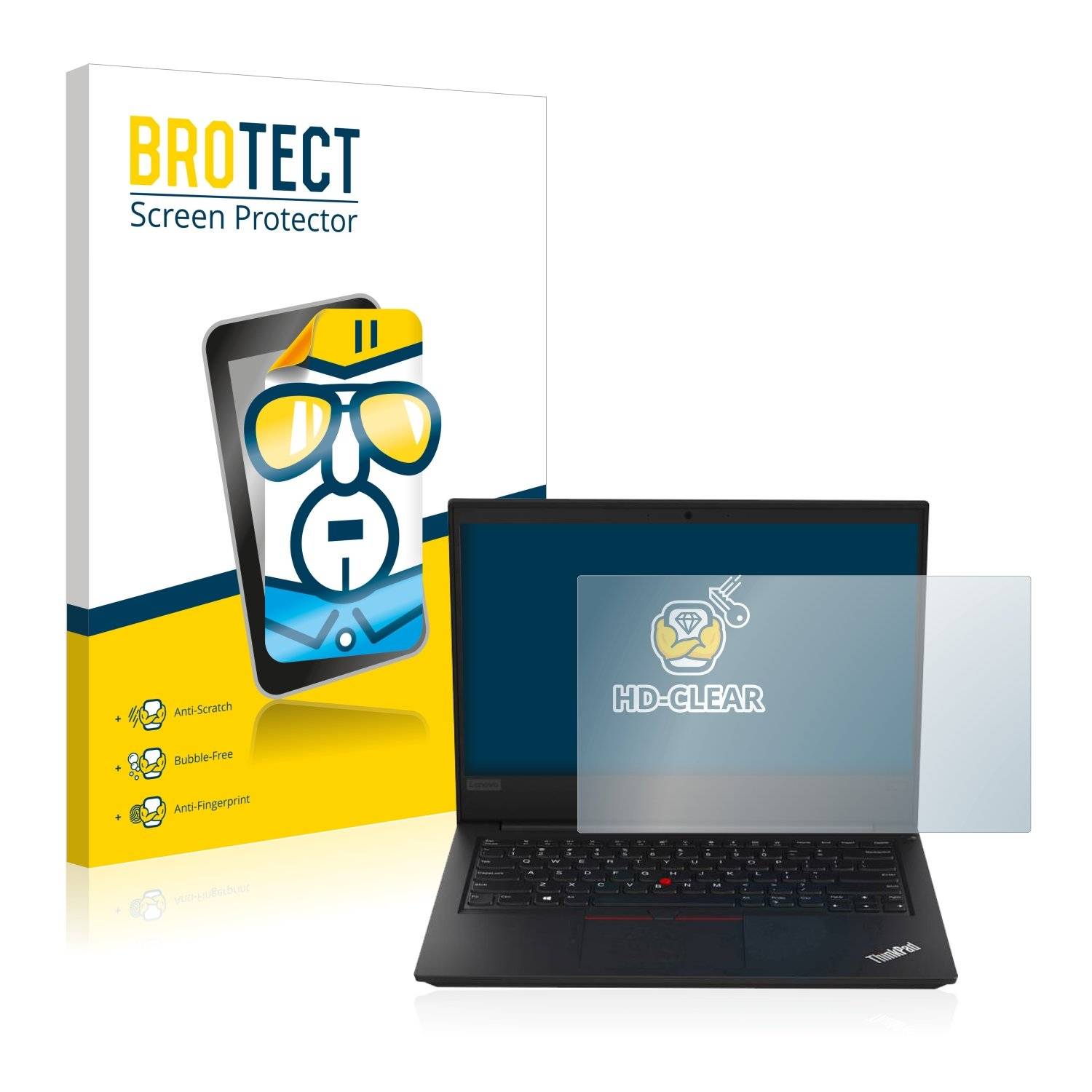 BROTECT HD-Clea Displayschutzfoli fü Lenov ThinkPa E495