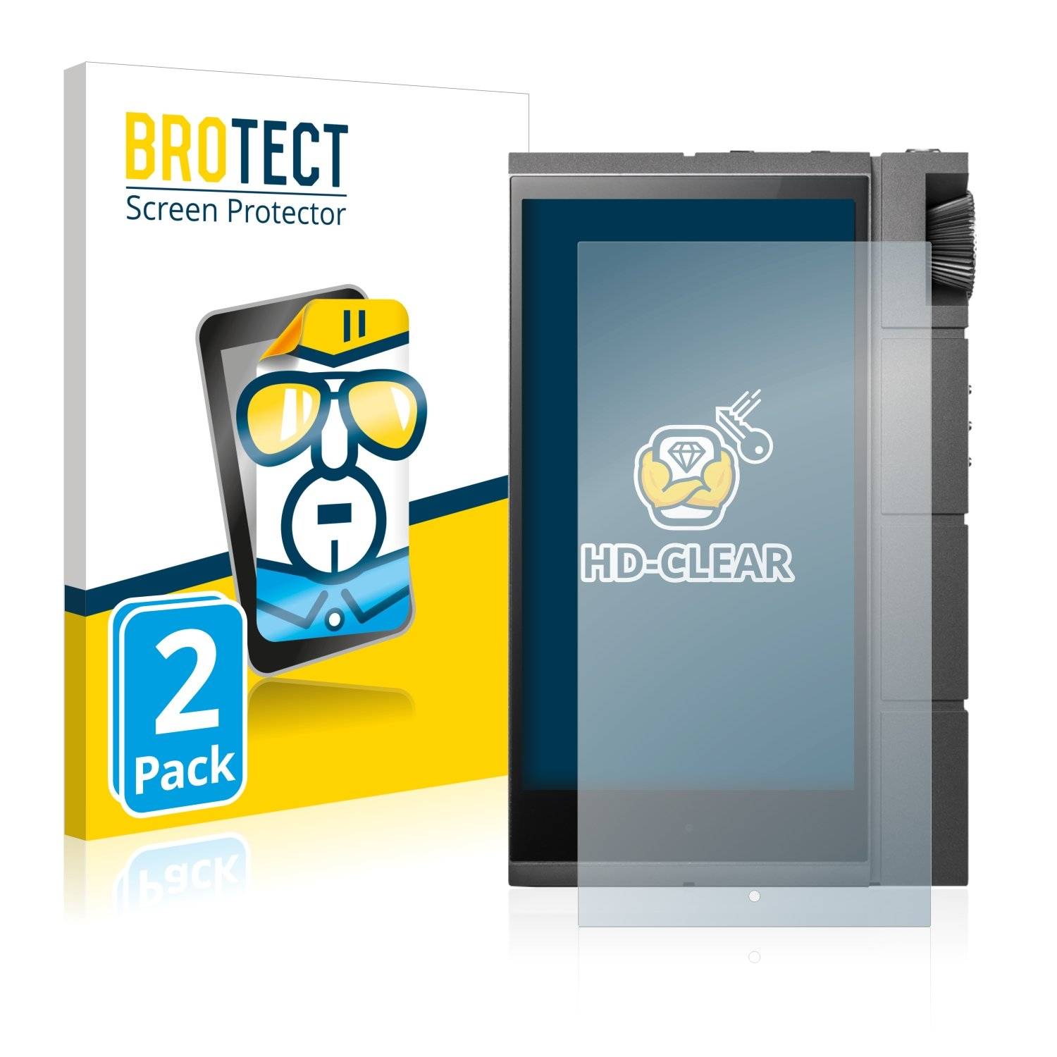 2 BROTECT HD-Clea Displayschutzfoli fü Astell&Ker Kan Cube