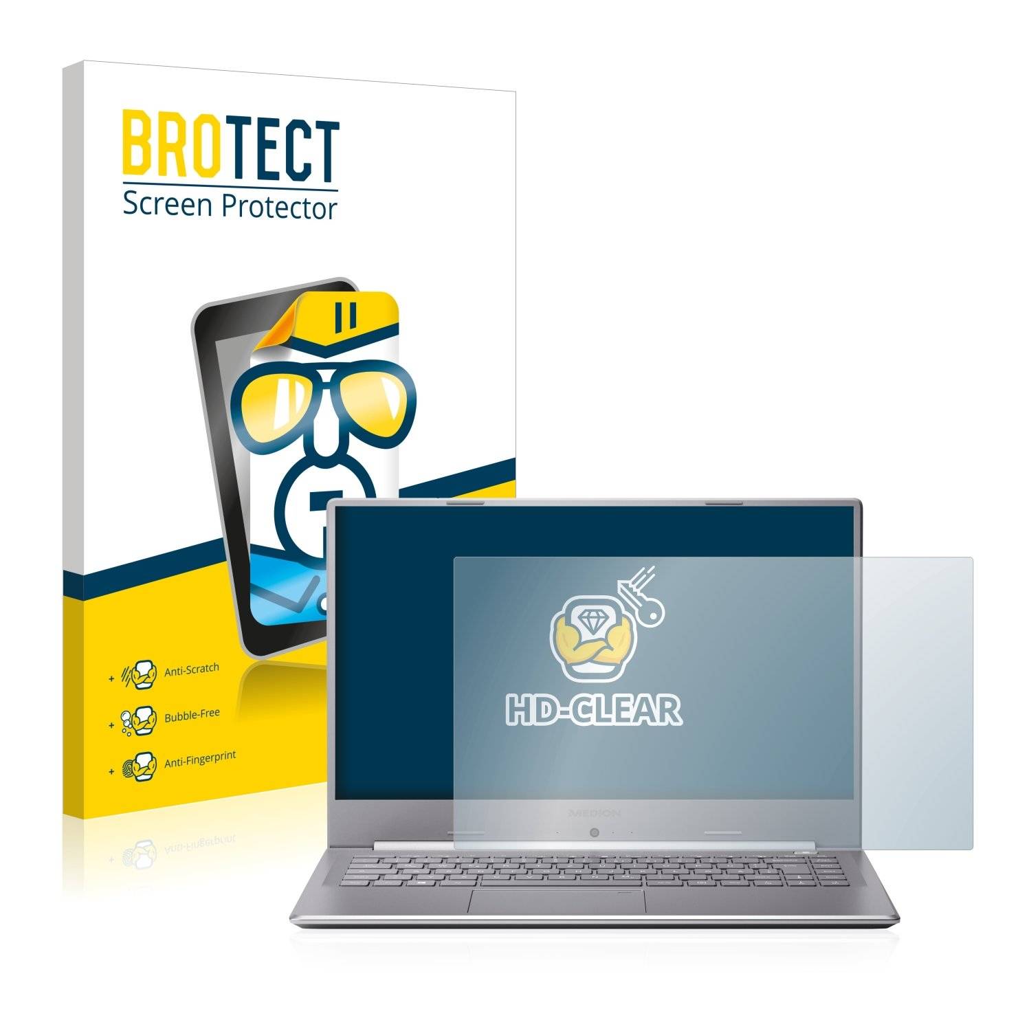BROTECT HD-Clea Displayschutzfoli fü Medio Akoy P6645