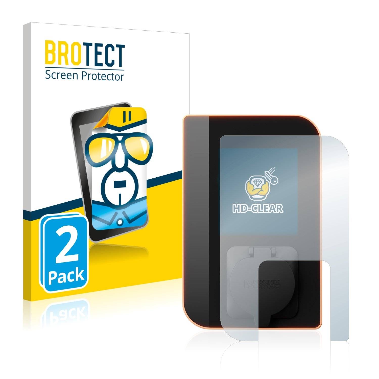 2 BROTECT HD-Clea Displayschutzfoli fü Wallbo Coppe S