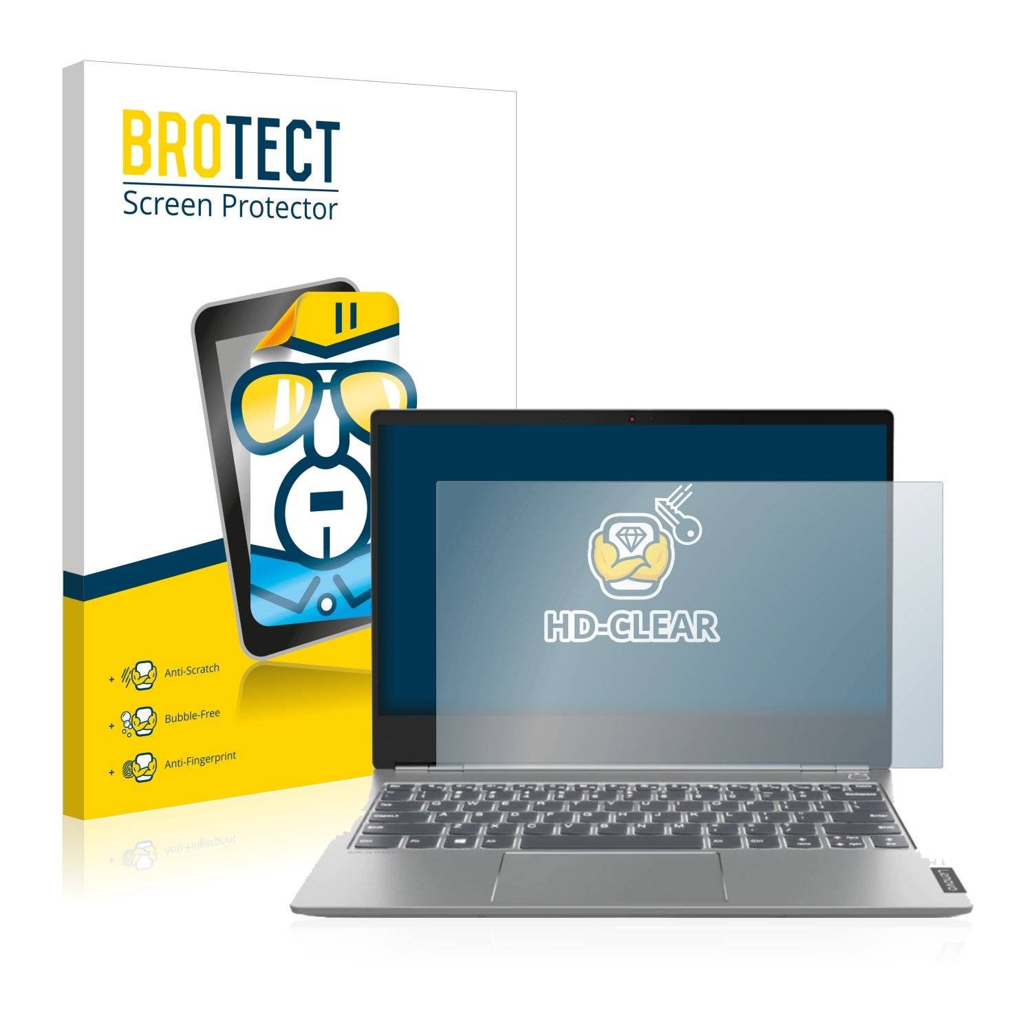 BROTECT HD-Clea Displayschutzfoli fü Lenov ThinkBoo 13s