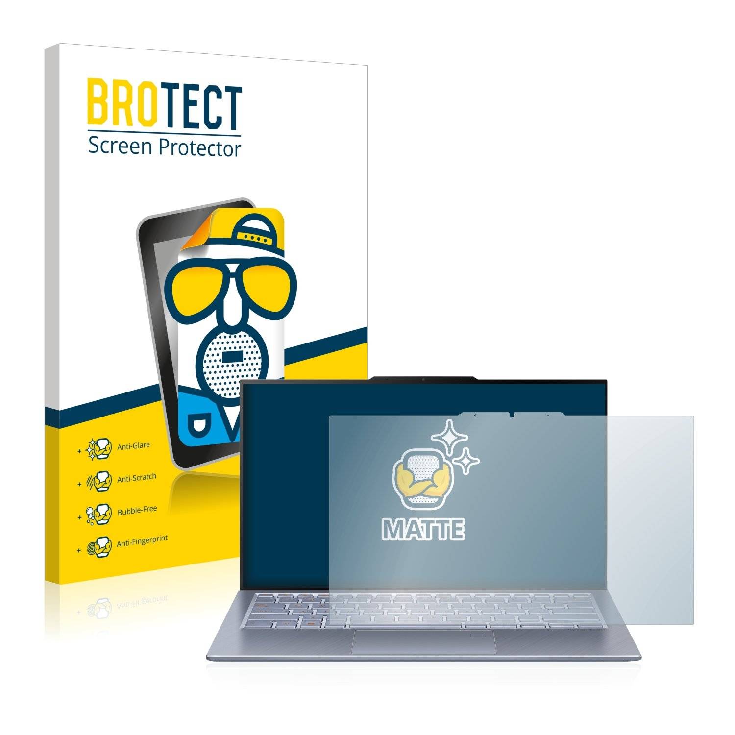 BROTECT Matt Displayschutzfoli fü Asu ZenBoo S1 UX392FN